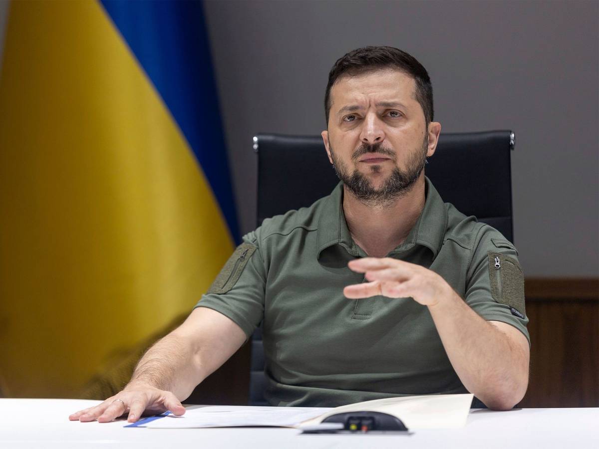 Wolodymyr Selenskyj hat die Teilmobilmachung in Russland scharf kritisiert. Unser Foto zeigt den ukrainischen Präsidenten am 19.9.2022.