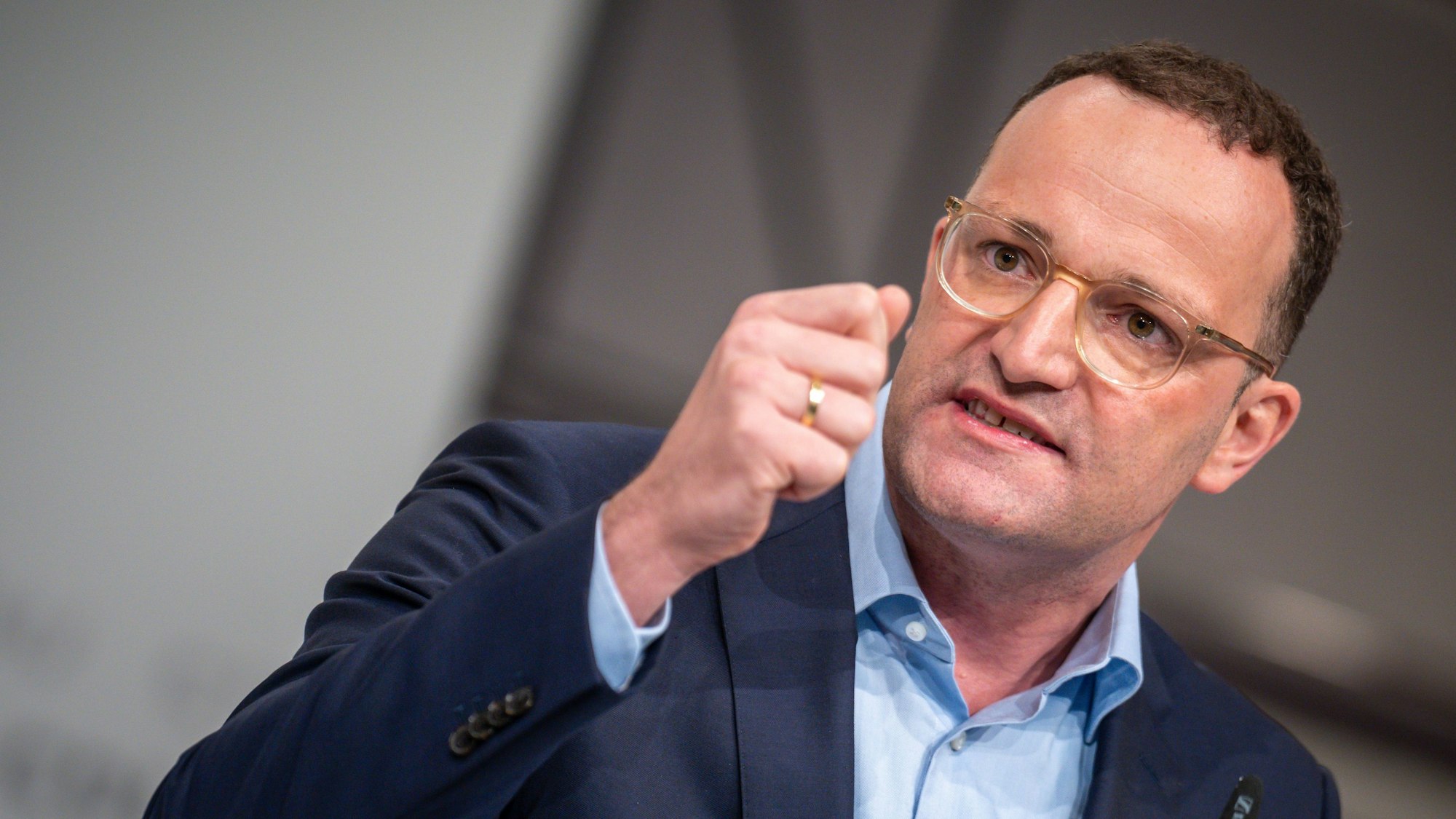 Ex-Bundesgesundheitsminister Jens Spahn spricht beim 35. CDU Parteitag am 09.11.2022