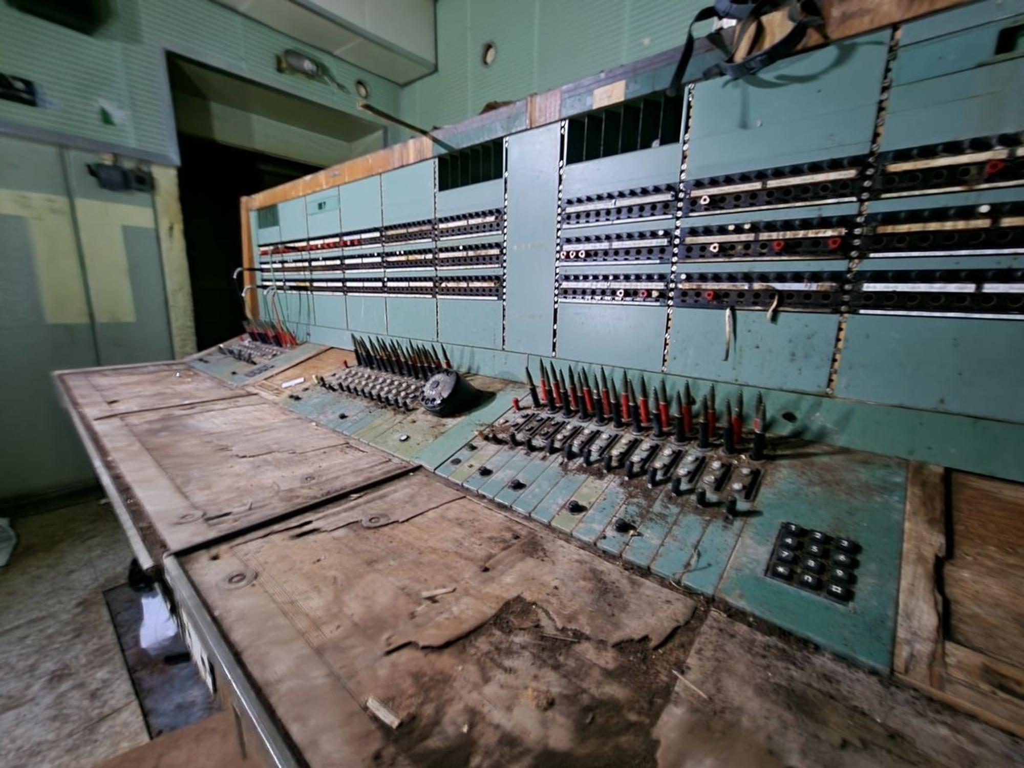 Die Schaltzentrale des Atombunkers.