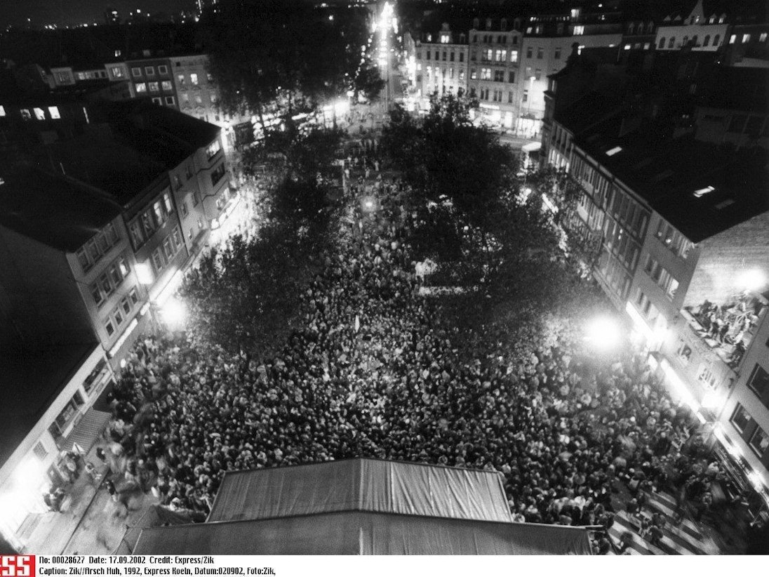 Arsch huh Kundgebung 1992 in Köln.