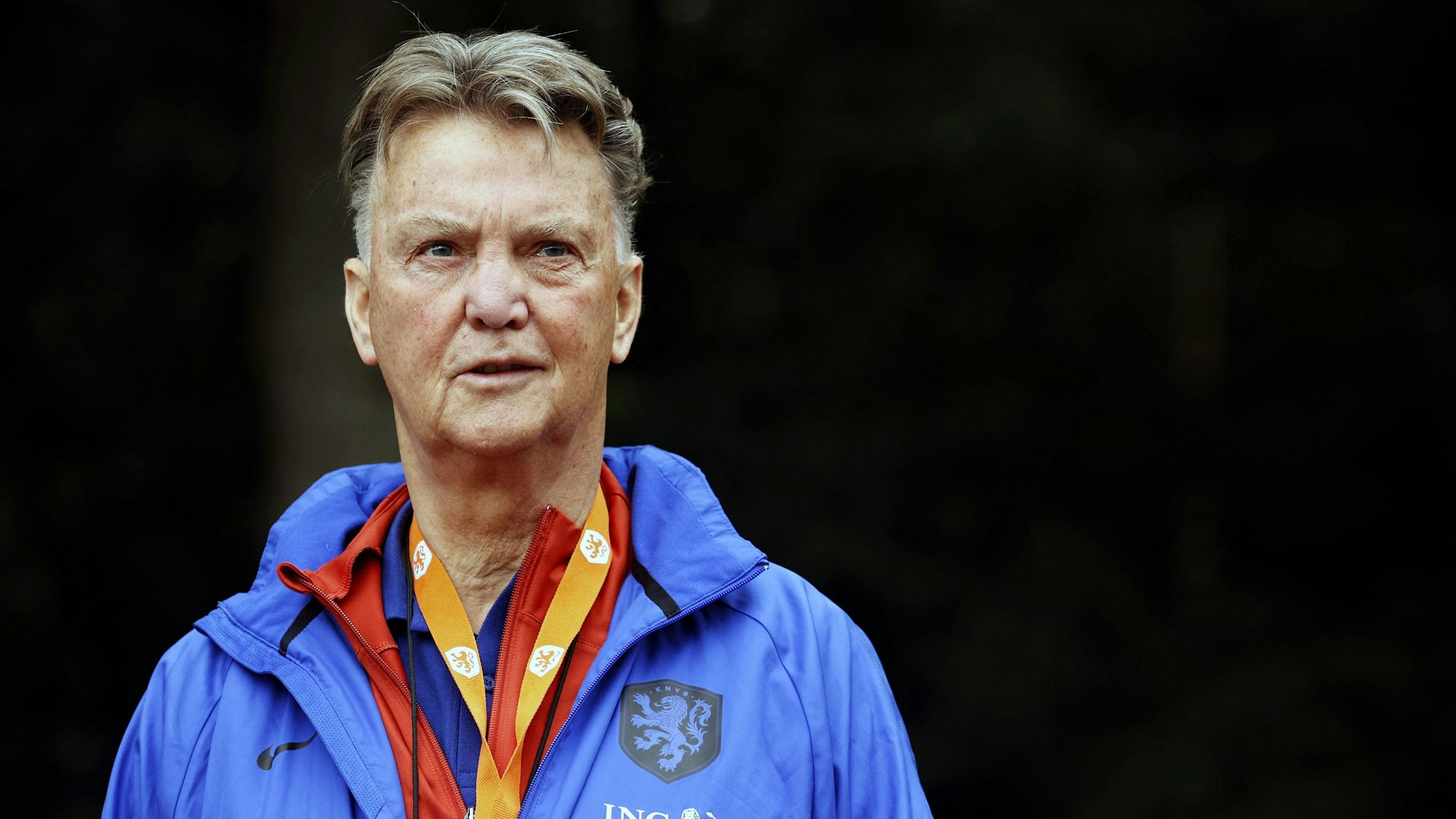 Louis van Gaal beim Training der holländischen Nationalmannschaft.