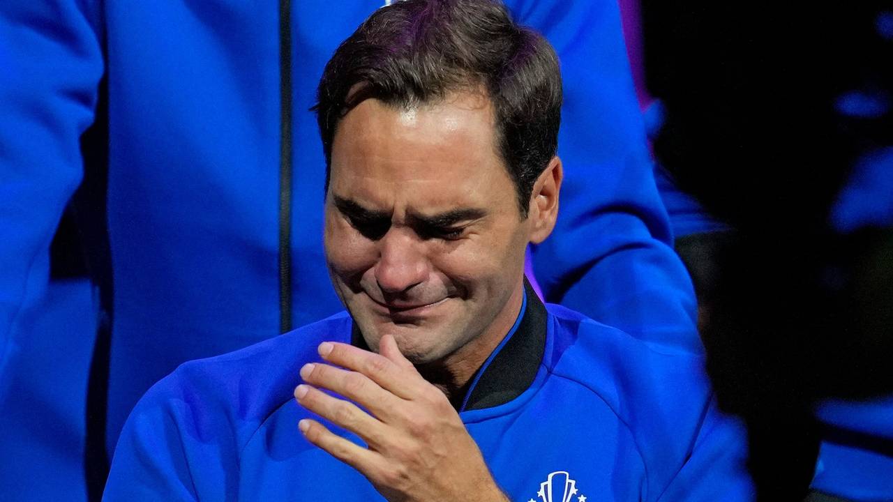 Roger Federer war sehr emotional beim letzten Match seiner Karriere.