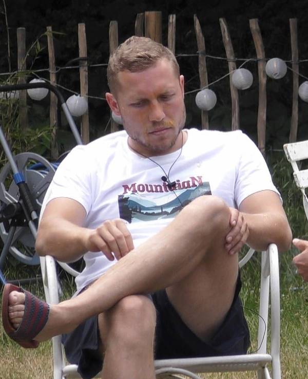 Patrick Romer, hier gemeinsam mit Mario Basler im „Sommerhaus der Stars“