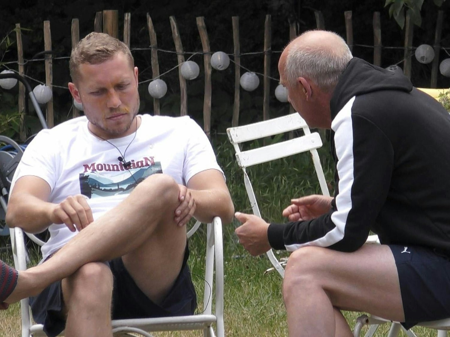 Patrick Romer (links) und Mario Basler (rechts) sind aktuelle Teilnehmer beim „Sommerhaus der Stars“ 2022.
