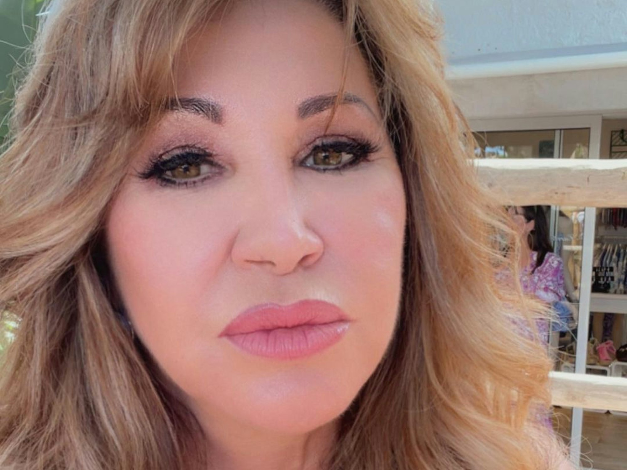 Carmen Geiss auf einem Instagram-Selfie.