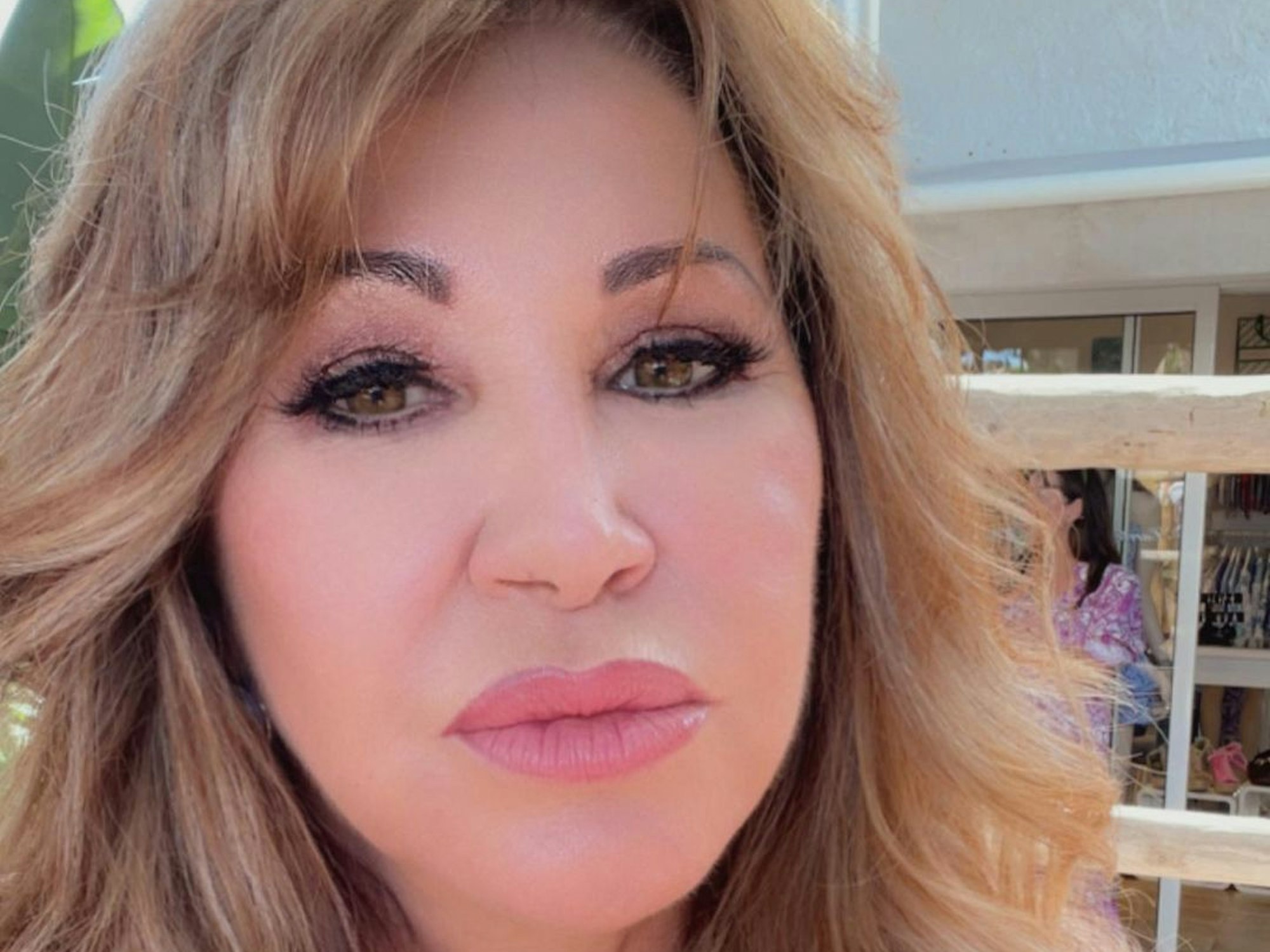 Carmen Geiss auf einem Instagram-Selfie.