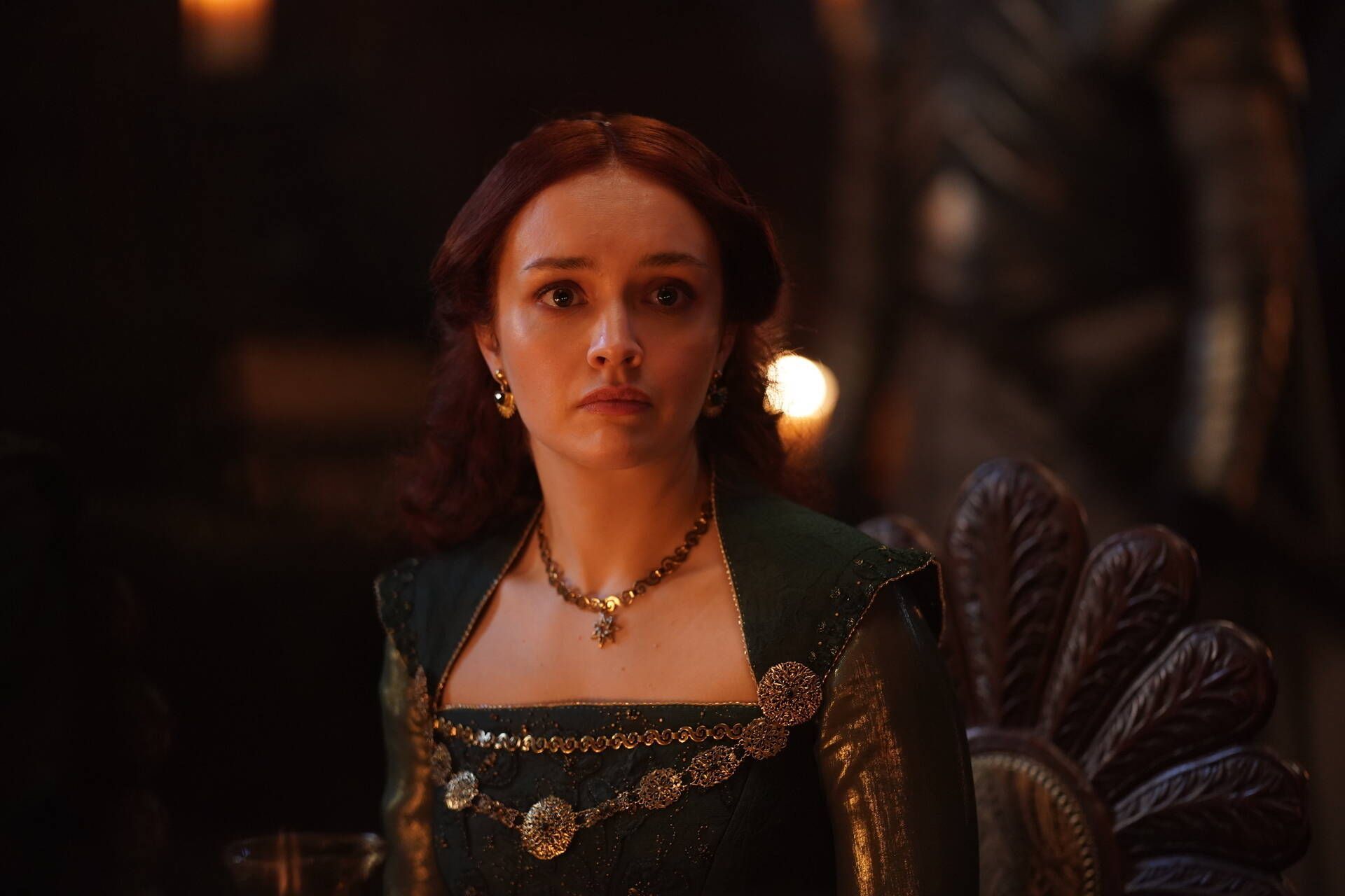 Olivia Cooke, hier in einer Szene von „House of the Dragon“.