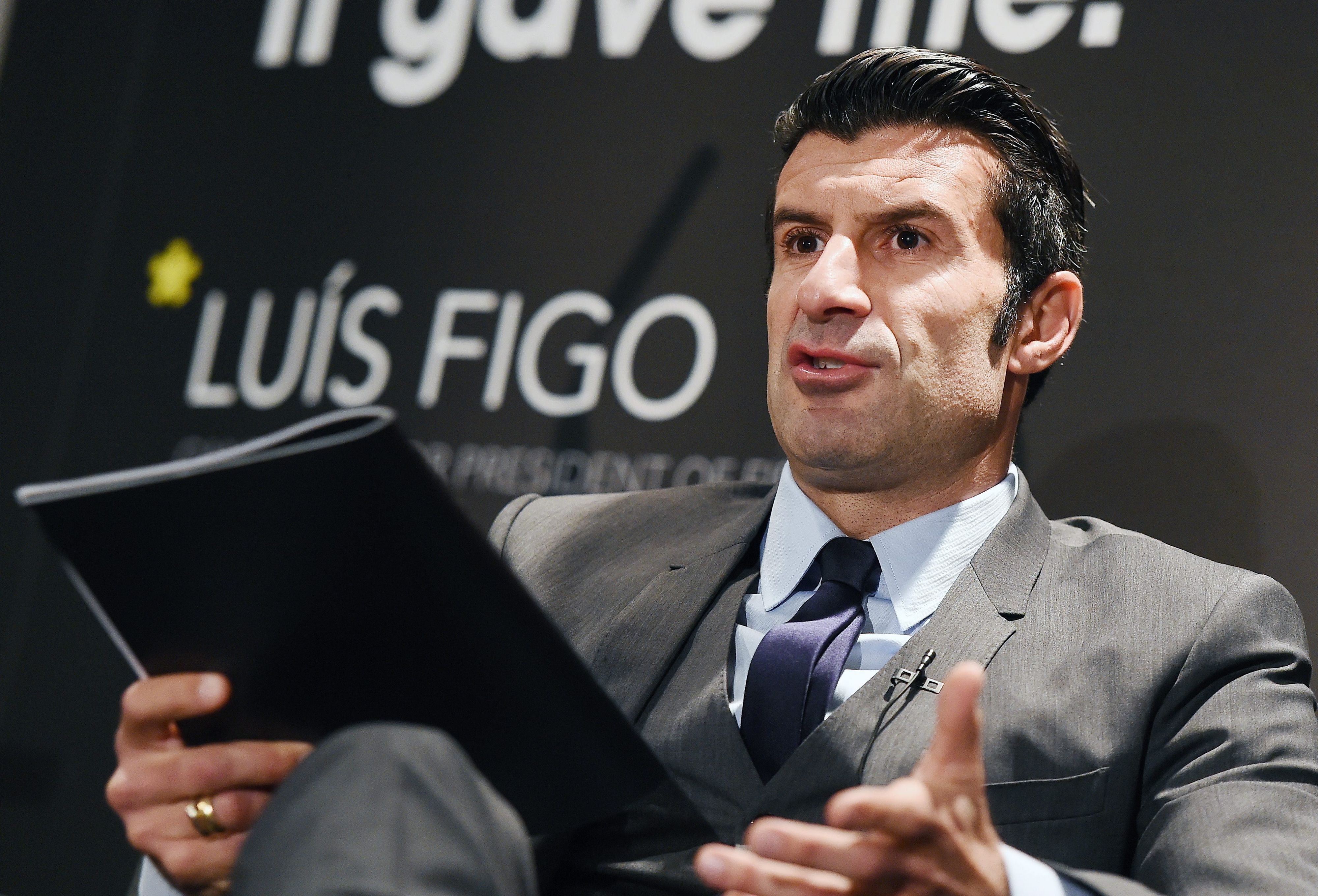 Luis Figo bei einer Veranstaltung in London am 19. Februar 2015.
