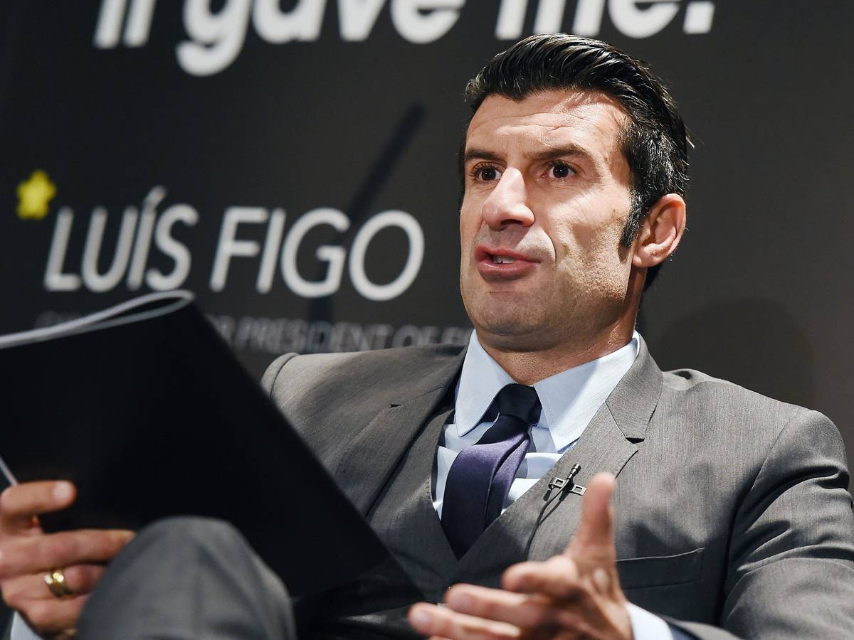 Luis Figo bei einer Veranstaltung in London am 19. Februar 2015.