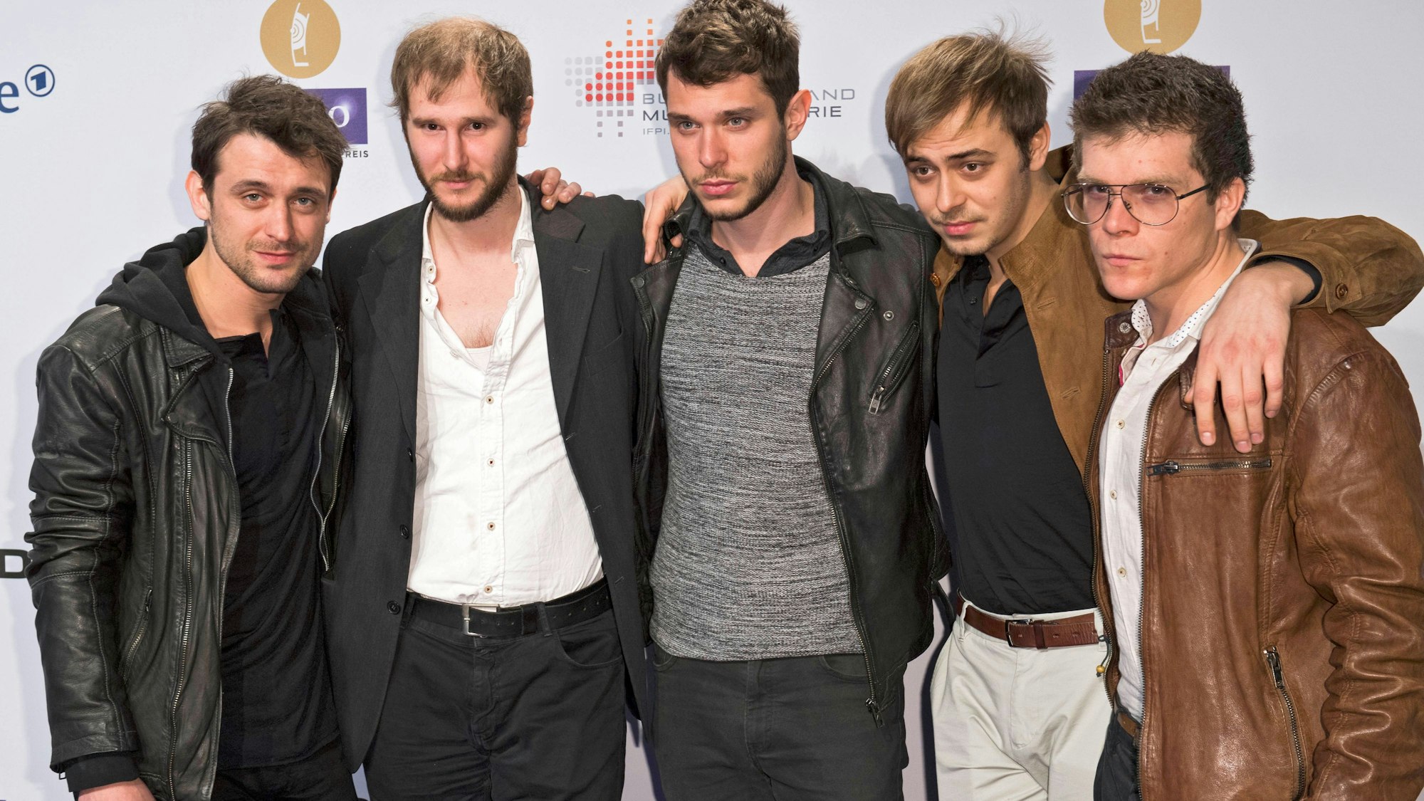 Manuel Christoph Poppe, Michael Marco Fitzthum, Christian Hummer, Reinhold Weber, Lukas Hasitschka posieren für ein Foto.