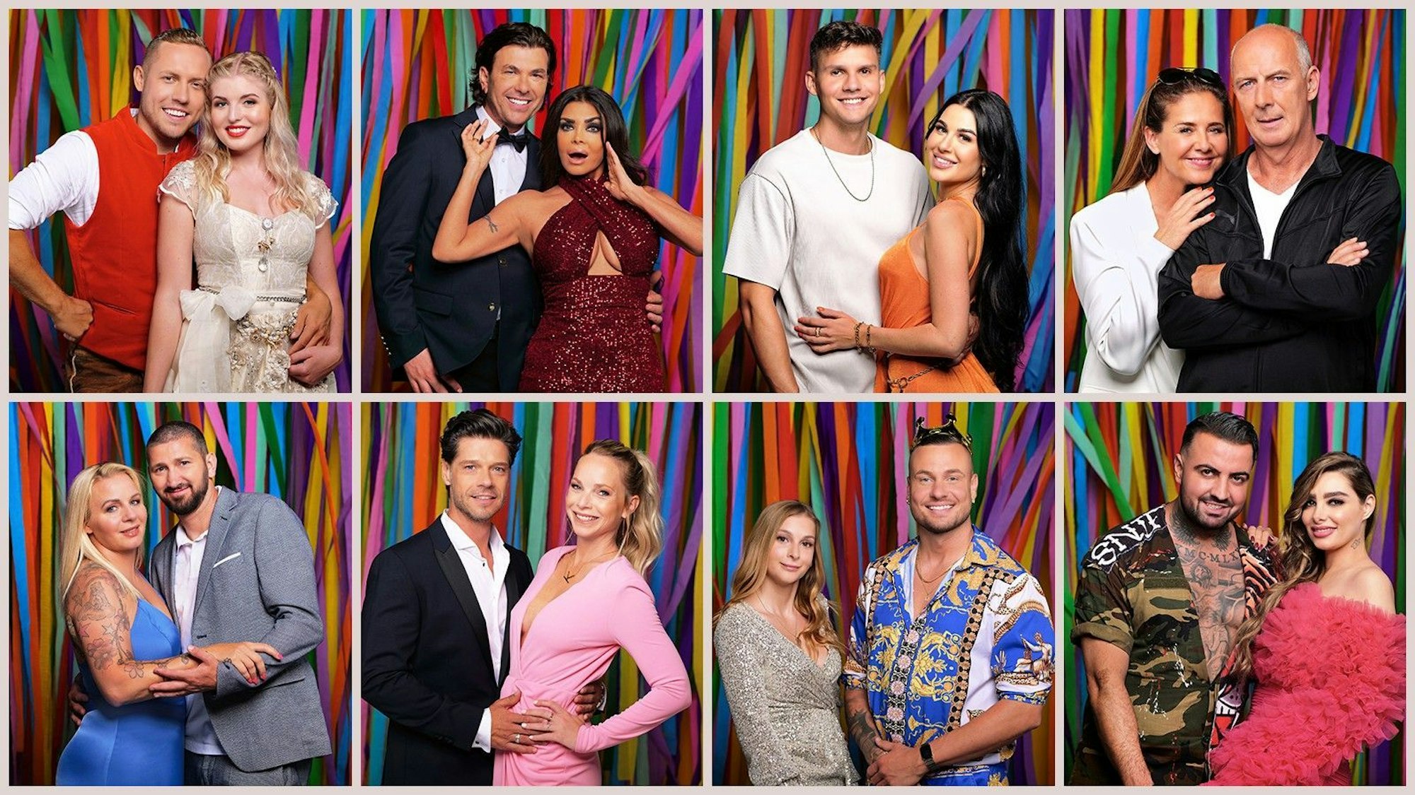 Die Paare aus dem Sommerhaus der Stars 2022 sorgen bei den Fans für reichlich Gesprächsstoff auf Social Media.