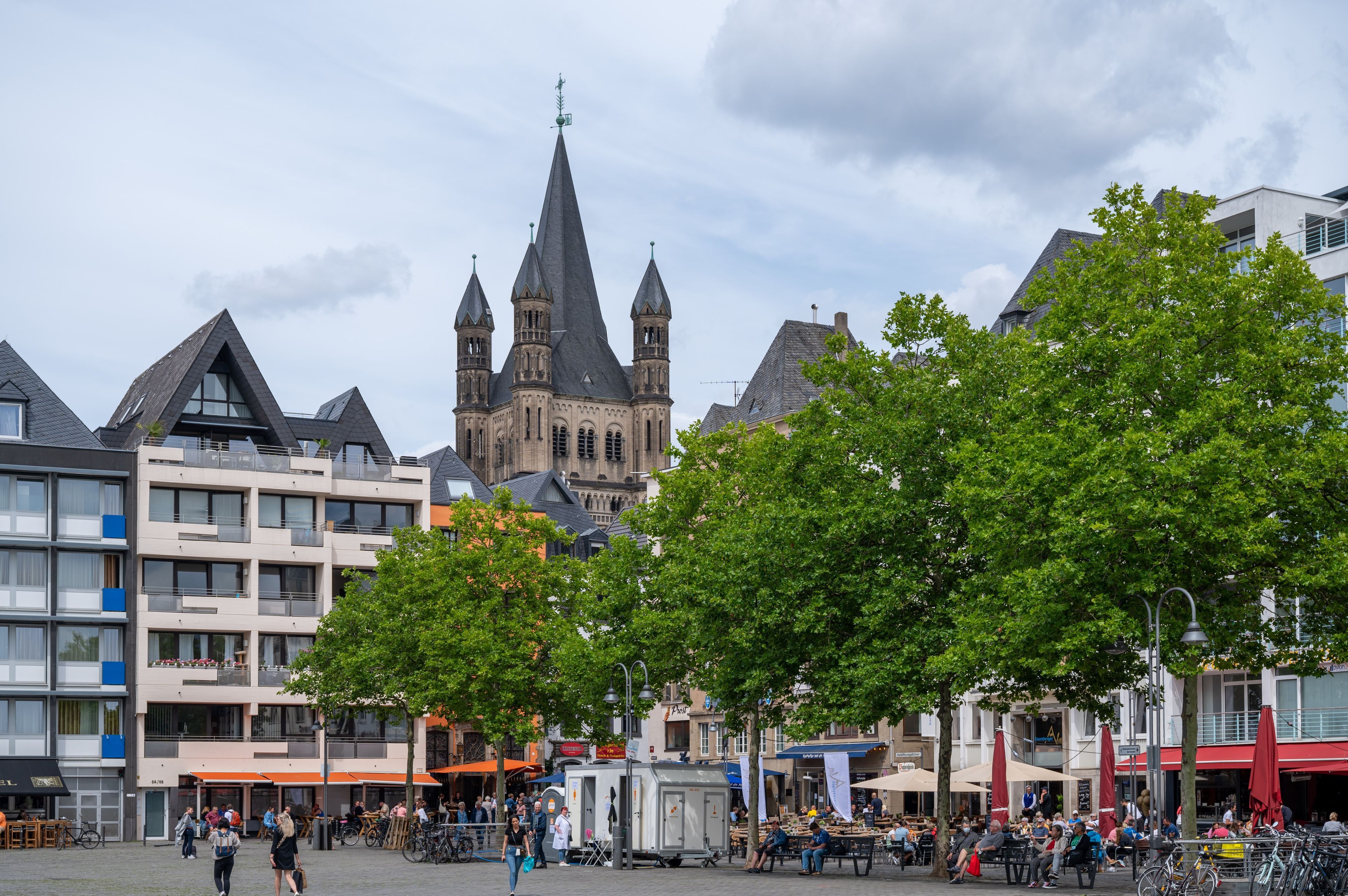 Blick auf den Heumarkt.