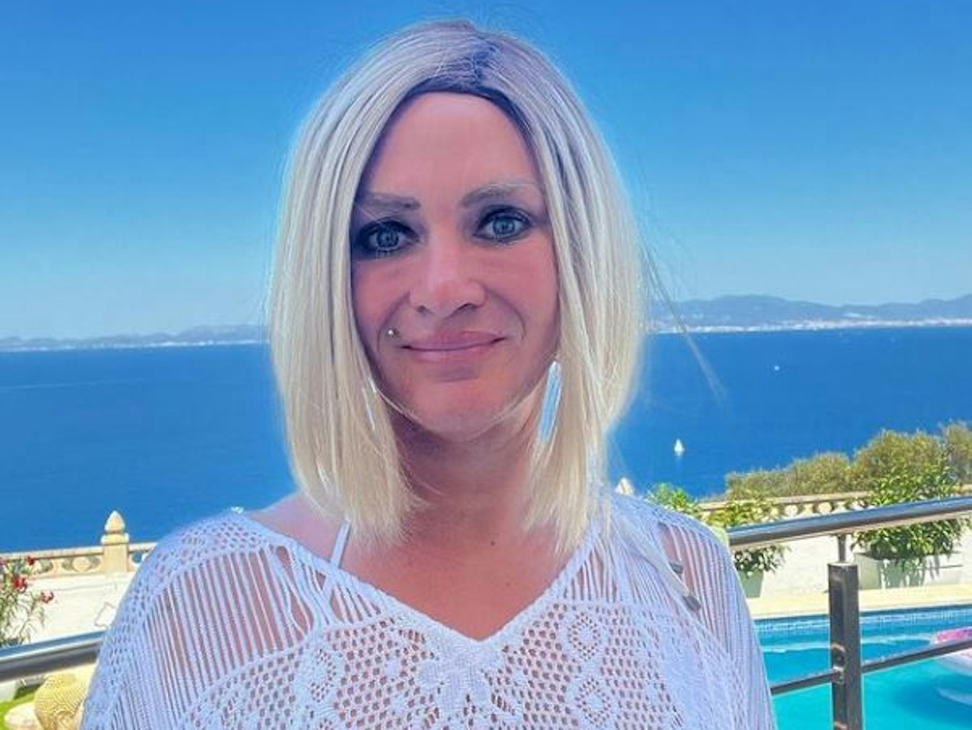 Caro Robens auf einem Selfie, hochgeladen am 14. Juli 2022 auf Instagram.