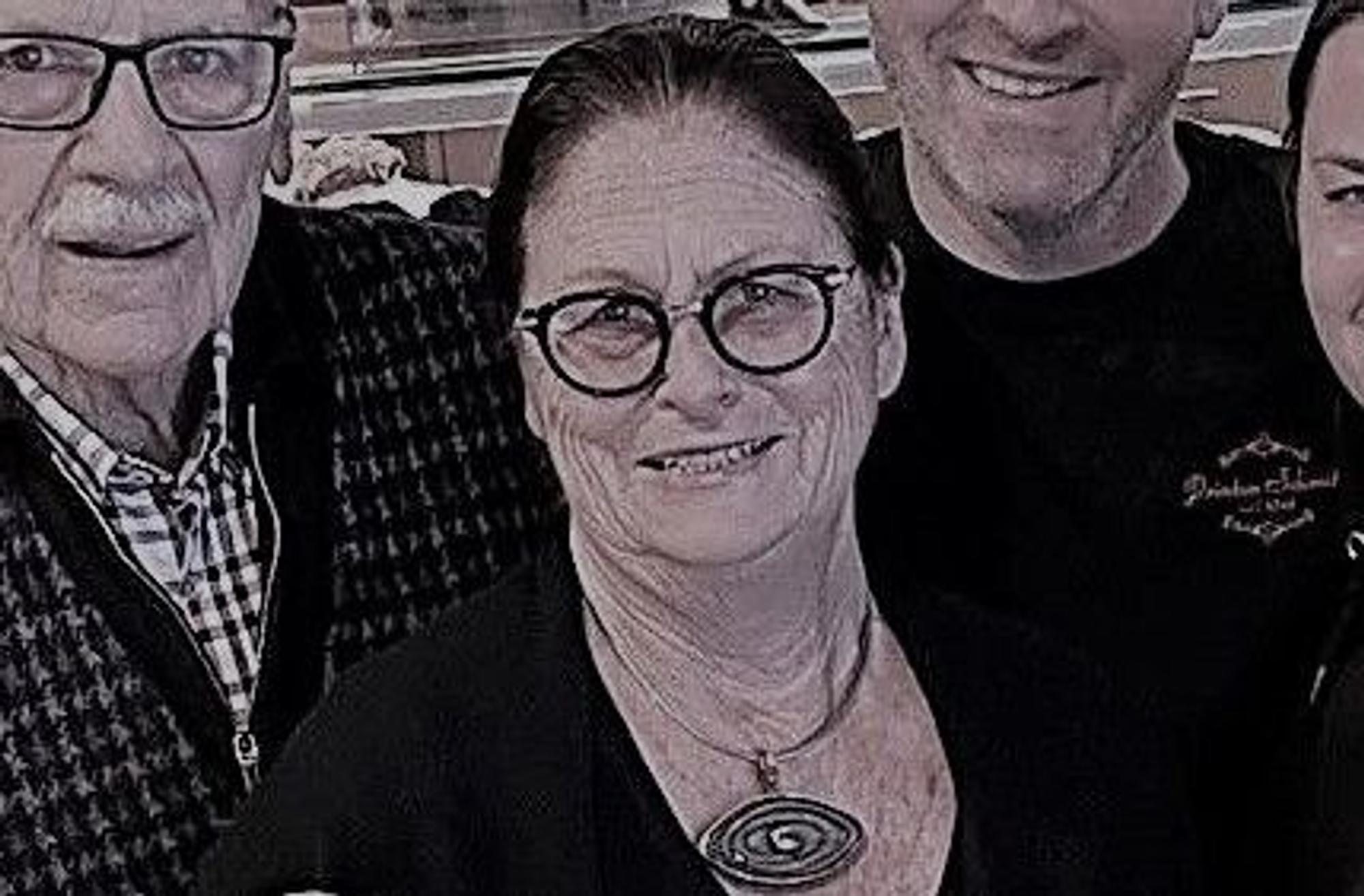 Familie Schmitz von Cafe Printen Schmitz: Josef, Ingrid Josef, Simone und Vivienne Schmitz (v.l.); Ingrid Schmitz ist im Alter von 83 Jahren verstorben.