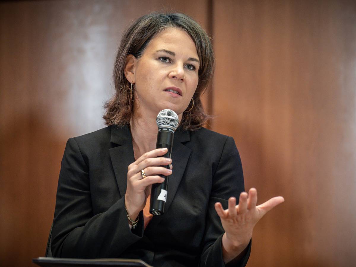 Annalena Baerbock (Bündnis90/Die Grünen), Außenministerin, spricht bei einer Diskussion zu Feministischer Außenpolitik am Rande der Generaldebatte der UN-Vollversammlung.