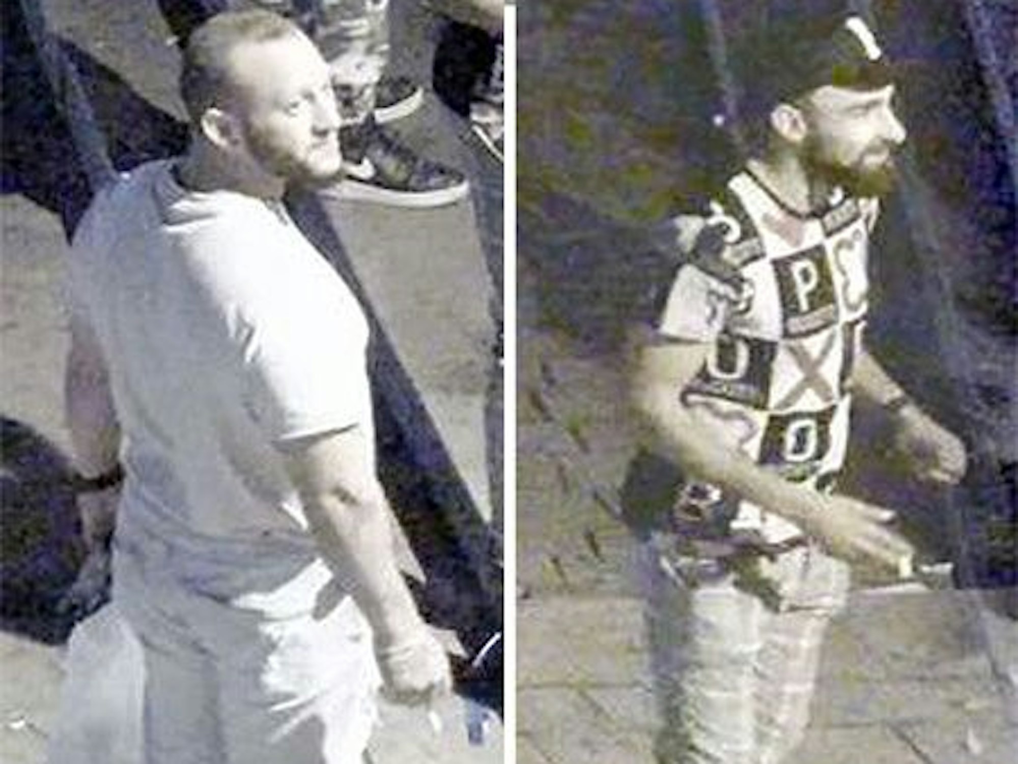 Nach diesen beiden Männern fahndet die Kölner Polizei. Sie sollen in Köln-Mülheim einen Obdachlosen brutal verprügelt und ausgeraubt haben.