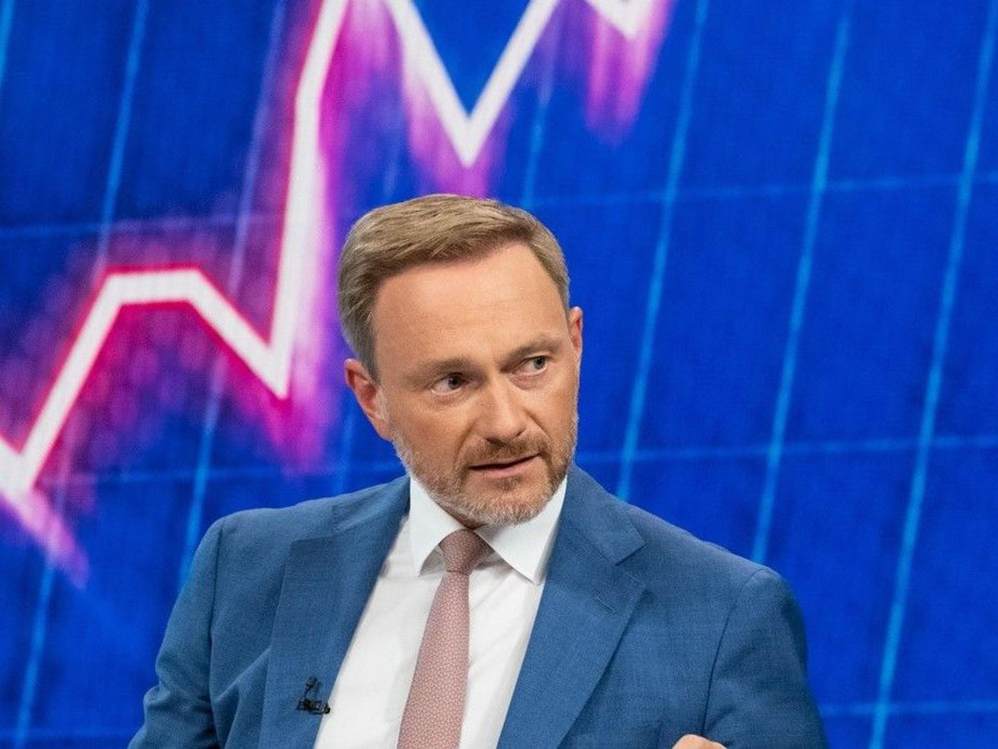Christian Lindner geriet bei „maybrit illner“ unter Druck. Hier ein Archivfoto aus der ZDF-Sendung.