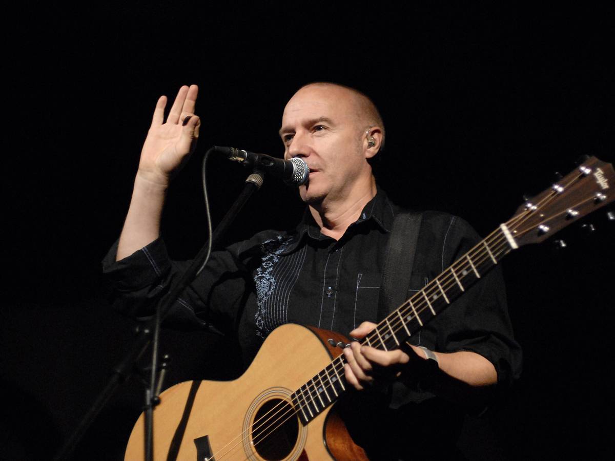 Sänger Midge Ure in der Berliner Passionskirche.
