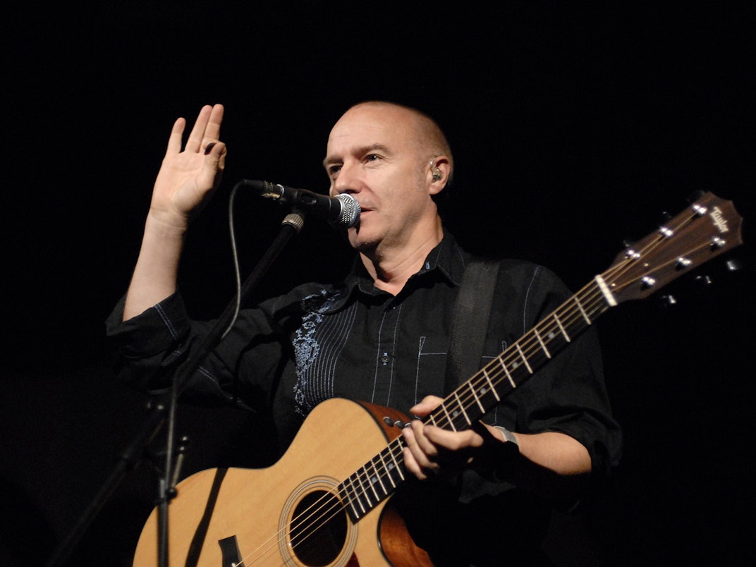 Sänger Midge Ure in der Berliner Passionskirche.
