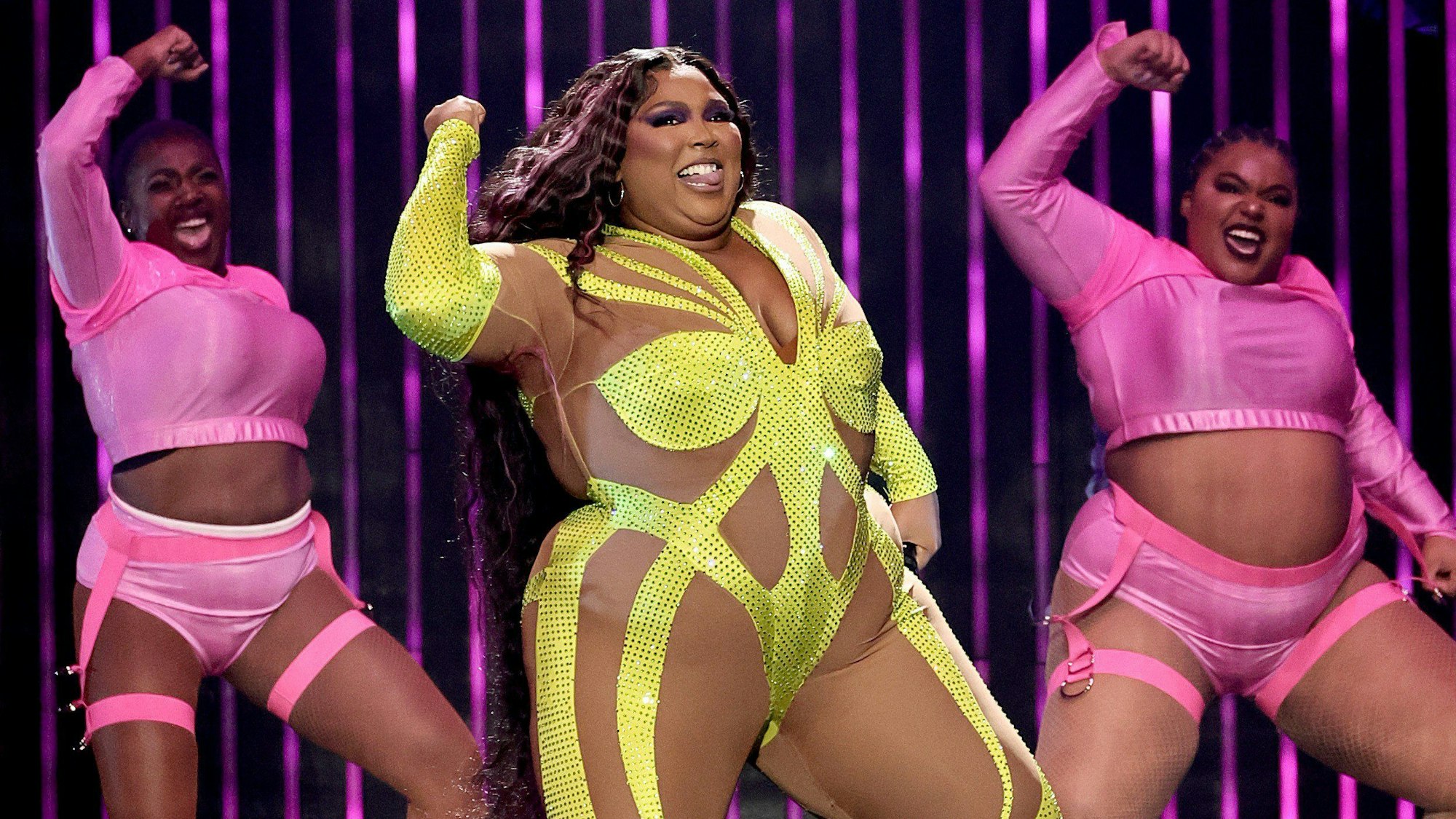 Lizzo bei einem Auftritt im „Madison Square Garden“ in New York.