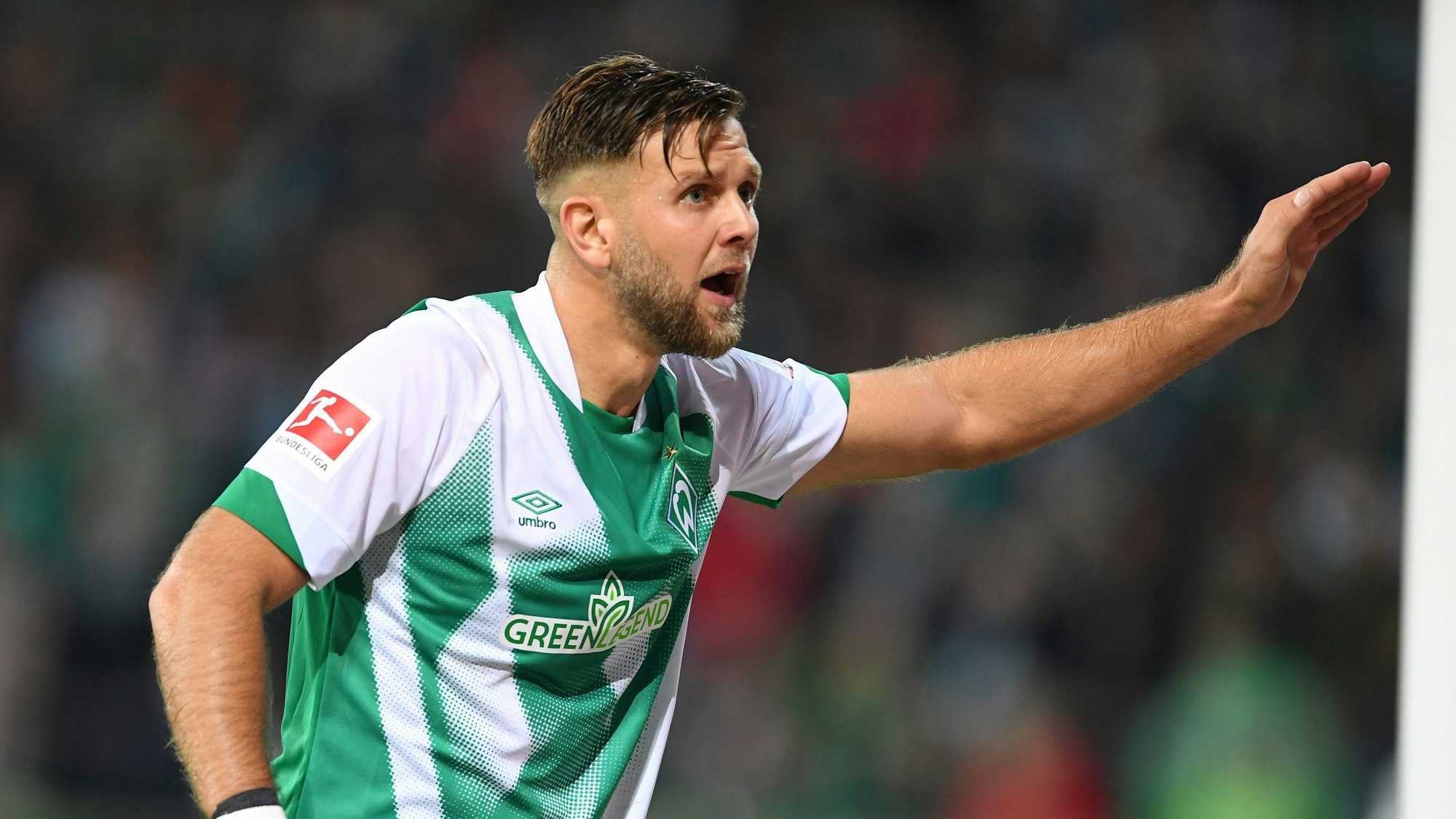 Niclas Füllkrug im Trikot von Werder Bremen.
