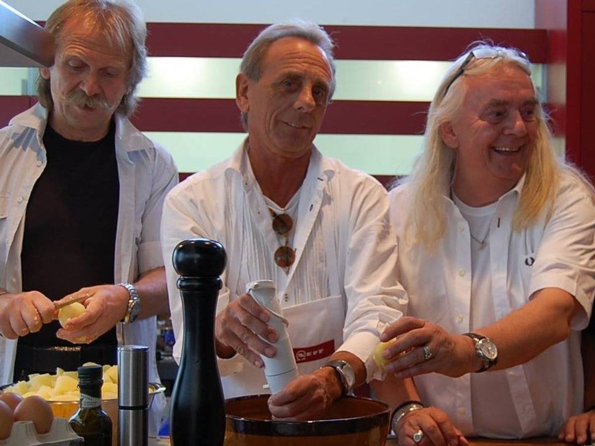 2016: Henning Krautmacher, Erry Stoklosa und Hans Heiliger (v.l.) bei einem Küchen-Event.