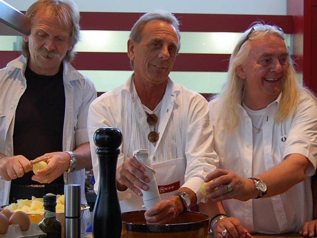 2016: Henning Krautmacher, Erry Stoklosa und Hans Heiliger (v.l.) bei einem Küchen-Event.