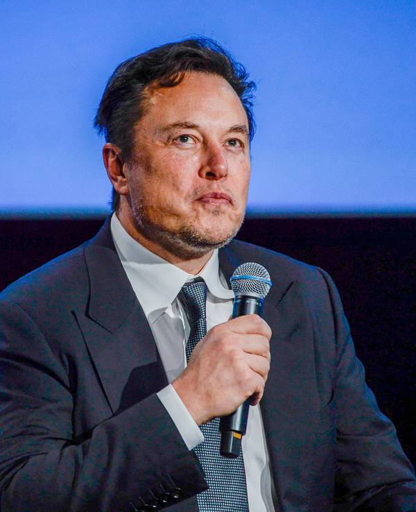 Elon Musk, Gründer von Tesla, besucht die Offshore Northern Seas 2022 (ONS) Ende August 2022.