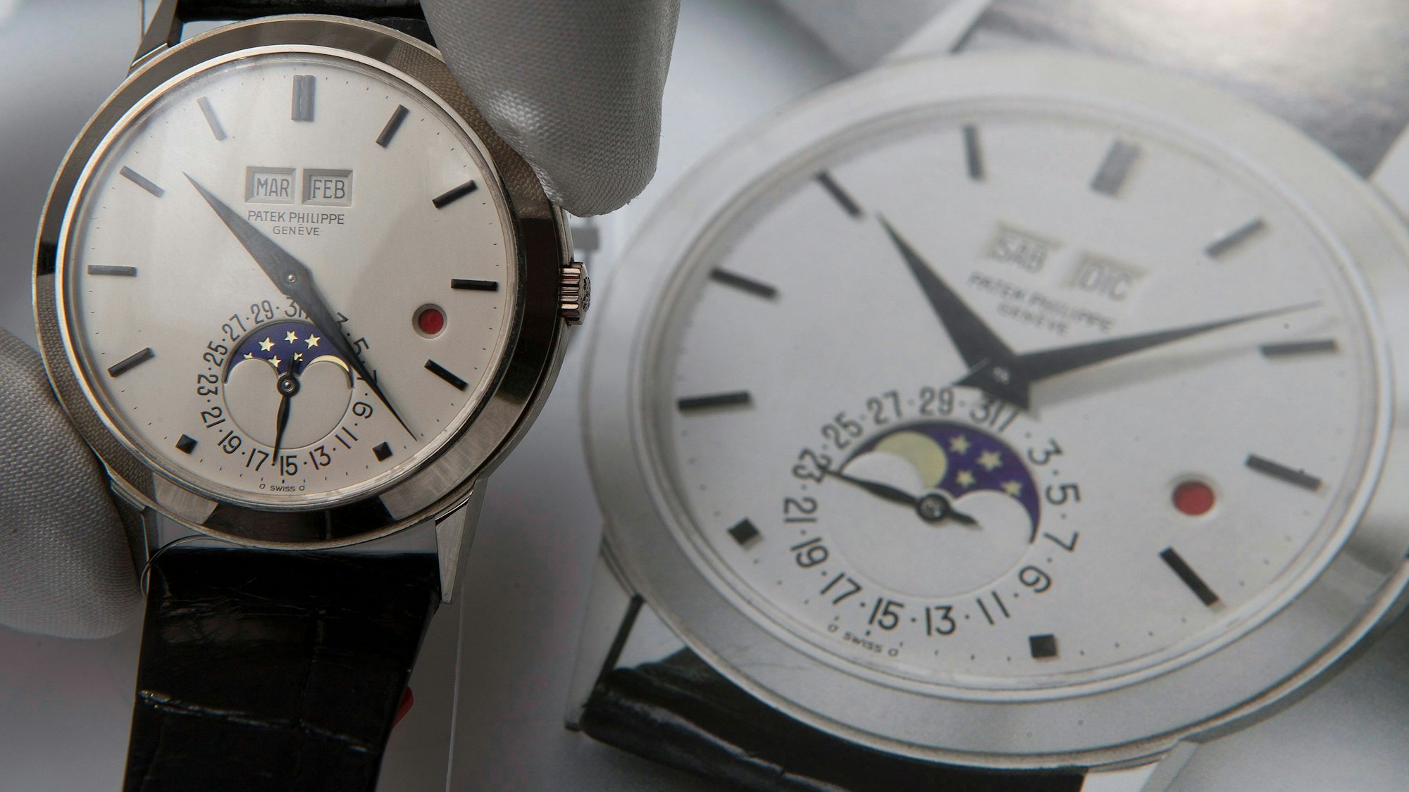 Eine Uhr der Marke Patek Philippe.