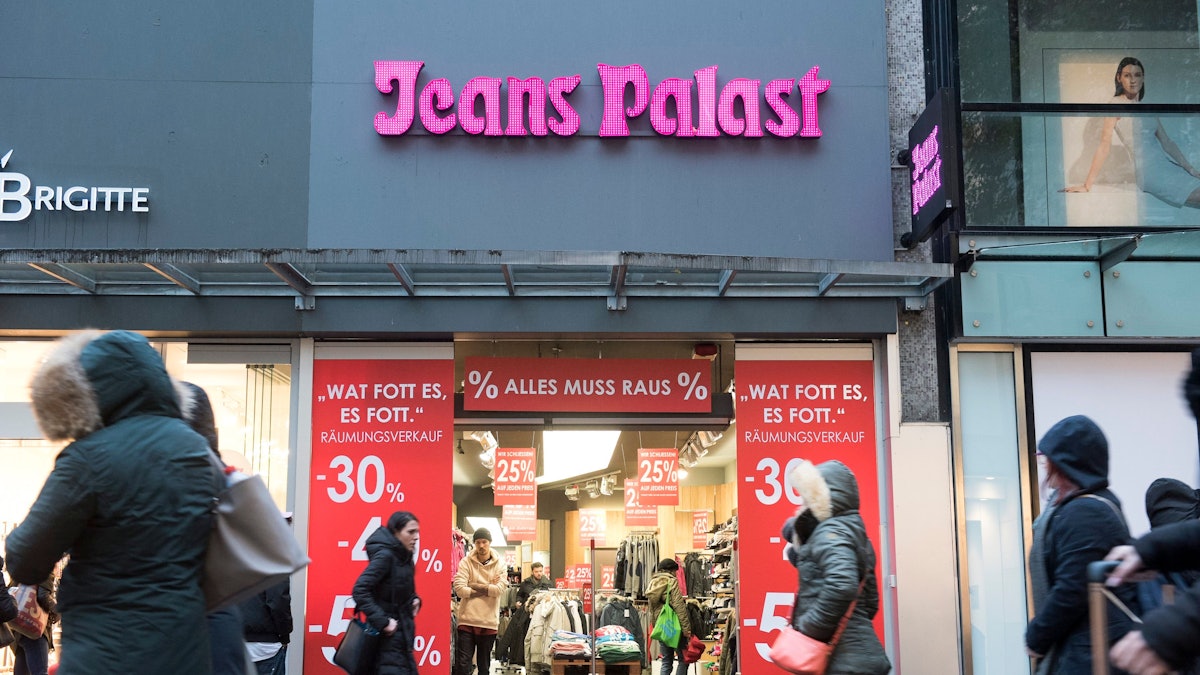 Jeans Palast auf der Schildergasse