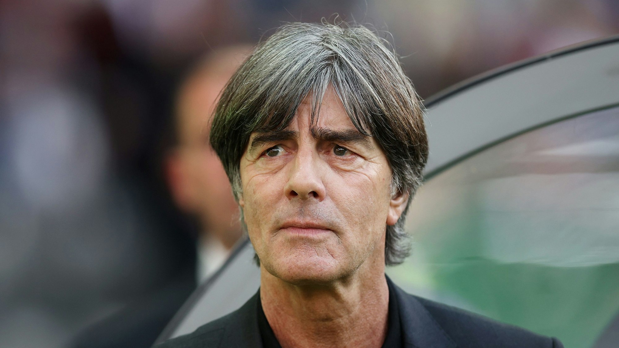 Der ehemalige Bundestrainer Joachim Löw vor dem Spiel.