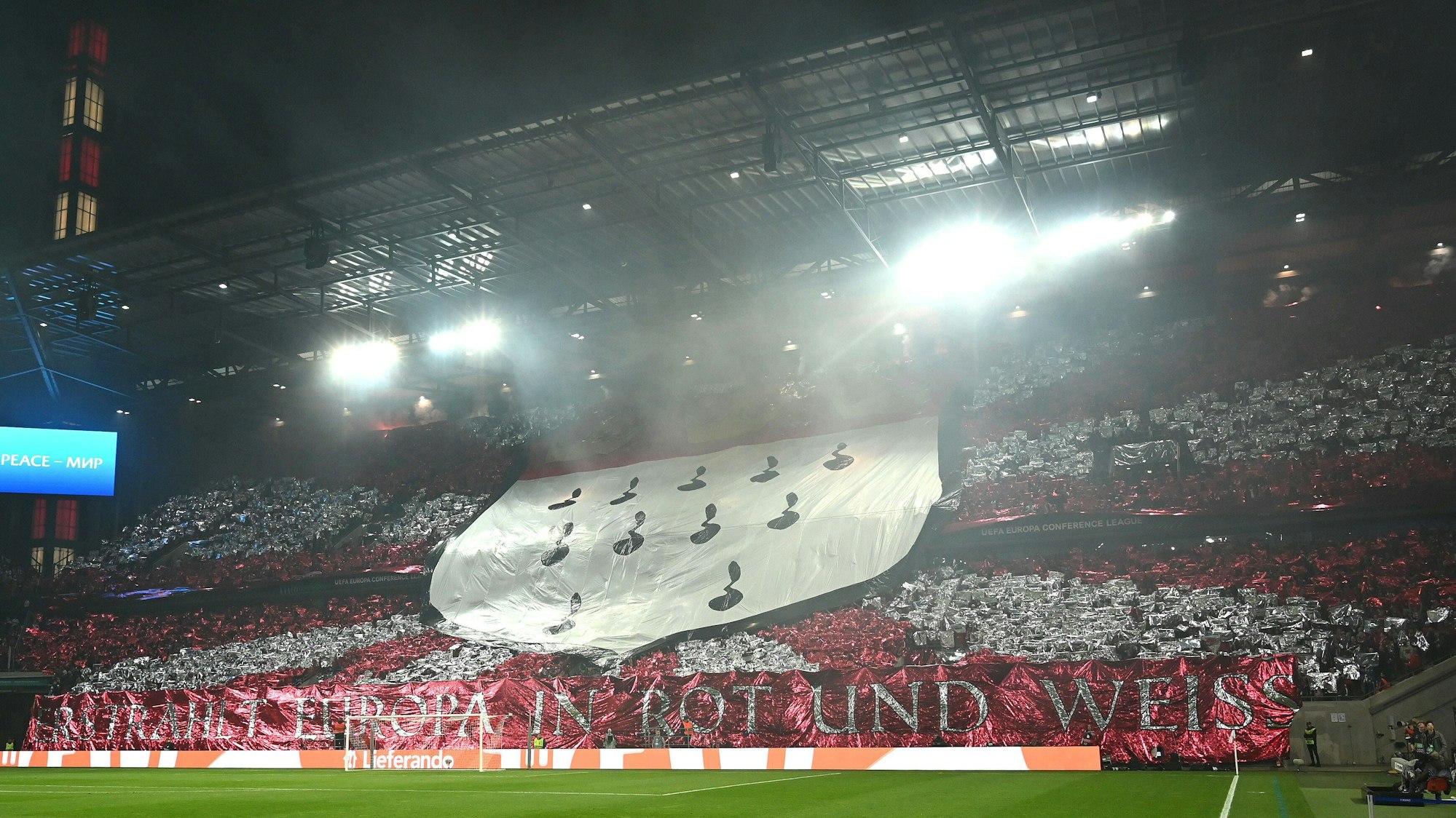 Die Choreo des 1. FC Köln.