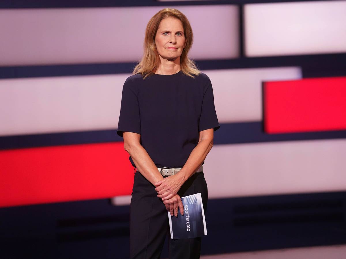 Katrin Müller-Hohenstein moderiert das ZDF-„Sportstudio“.