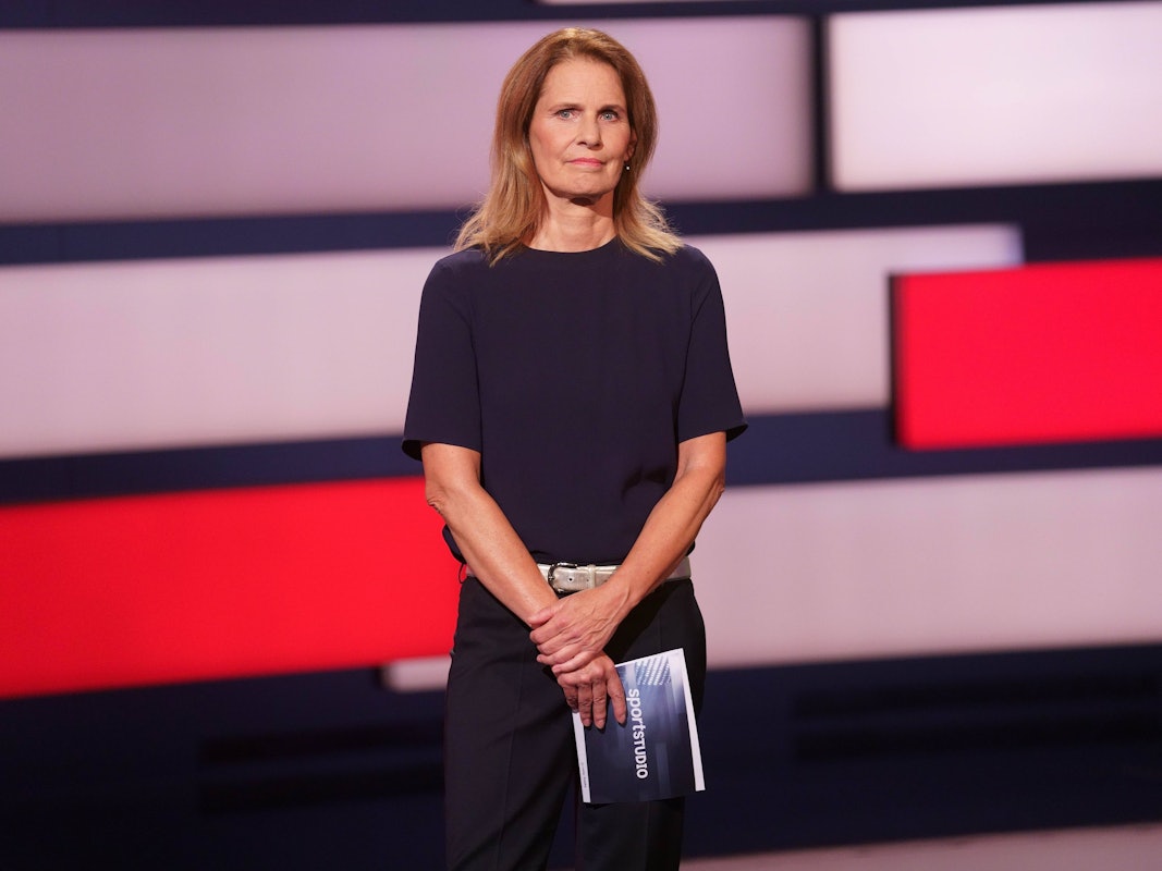 Katrin Müller-Hohenstein moderiert das ZDF-„Sportstudio“.