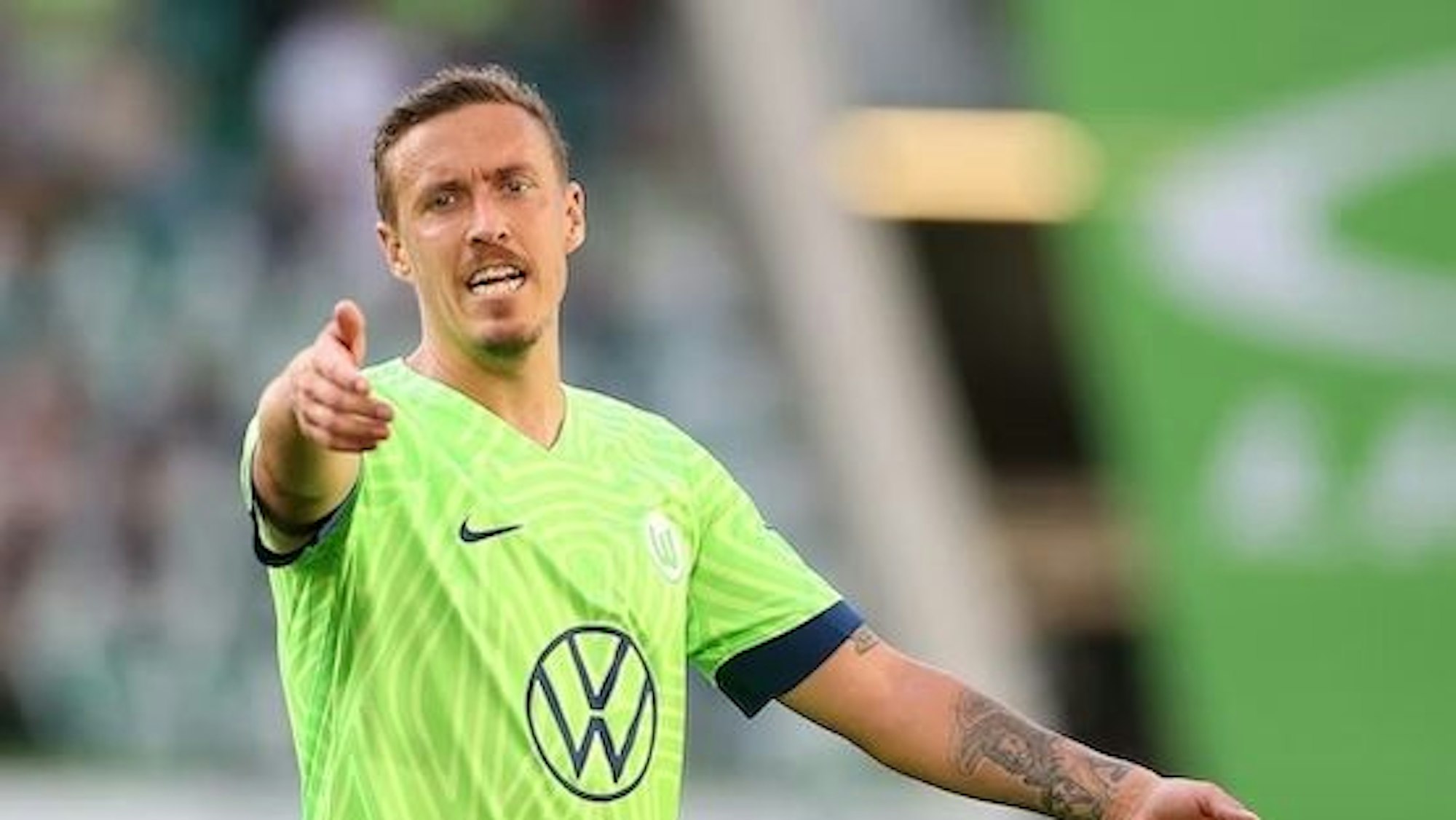 Max Kruse im Trikot des VfL Wolfsburg.