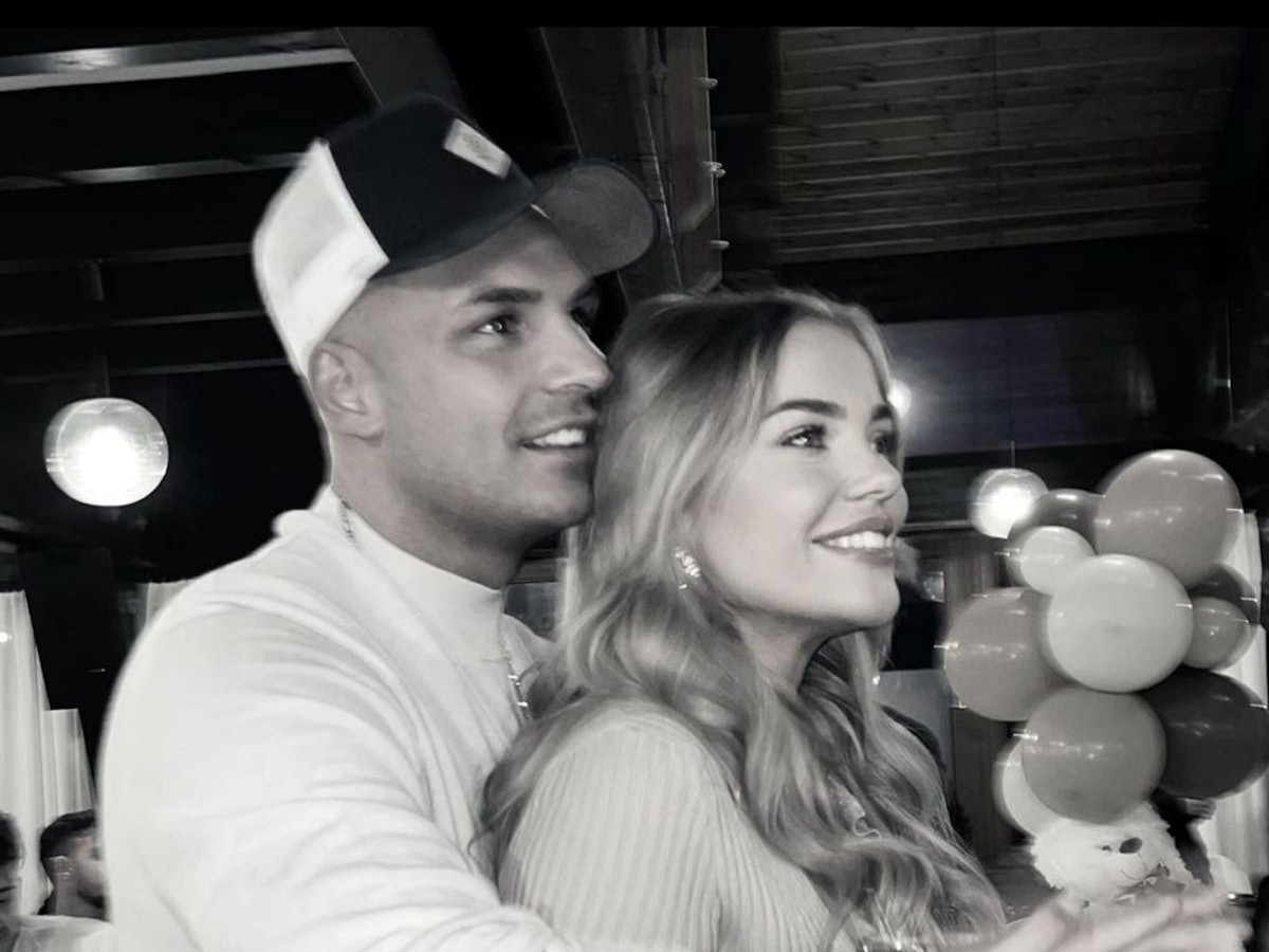 Laura Maria Rypa (r.) und Pietro Lombardi (l.) auf einem Instagram-Foto, welches bei ihrer Babyparty aufgenommen wurde.