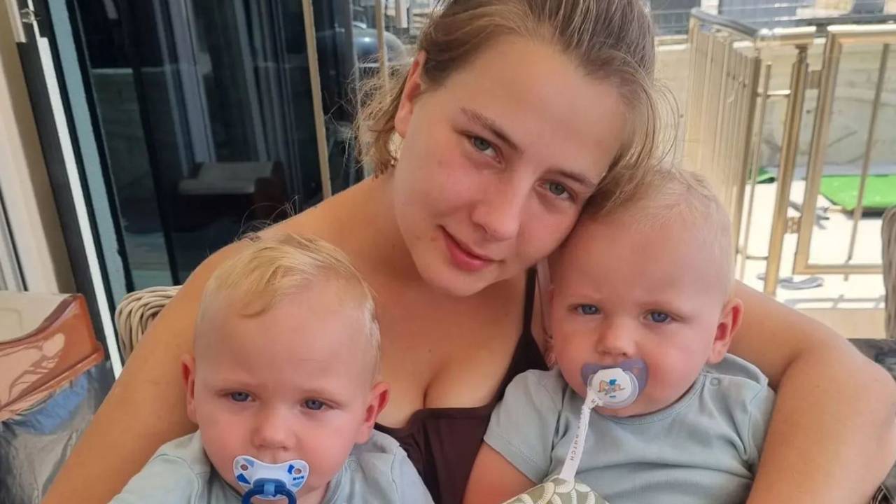 Instagram-Selfie von Sarafina Wollny und ihren beiden Jungs Emory und Casey vom 5. August 2022.