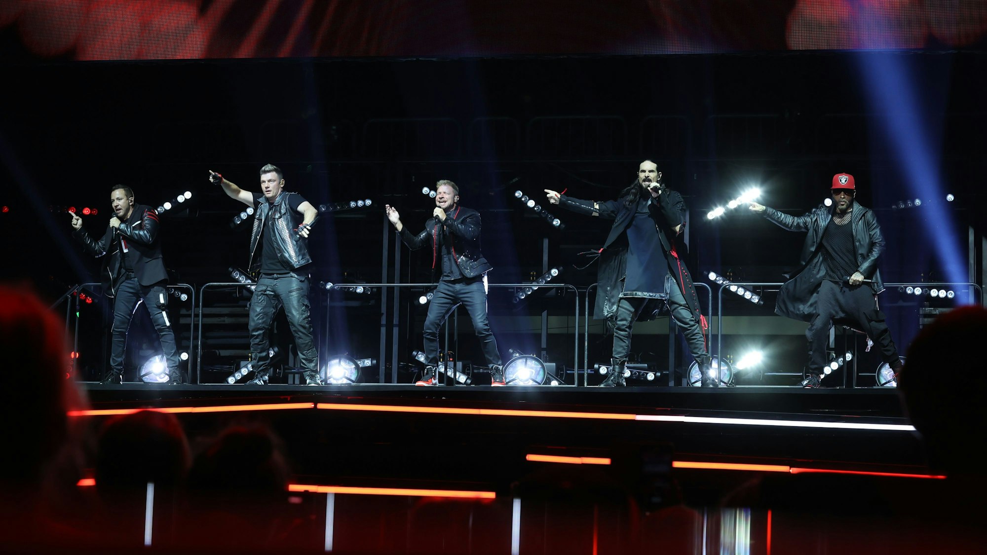 Die Backstreet Boys bei ihrem Auftritt in der Lanxess-Arena.