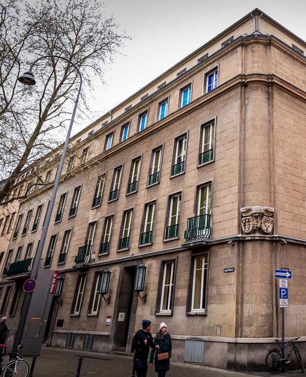 Außenansicht des NS-Dokumentationszentrum der Stadt Köln am Appellhofplatz in der Kölner Innenstadt.