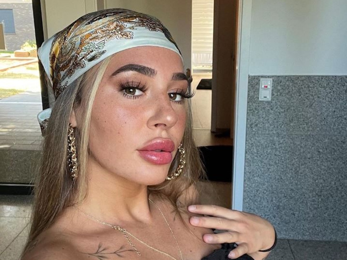 Alessia Herren auf einem Instagram-Selfie vom 13. August 2022.