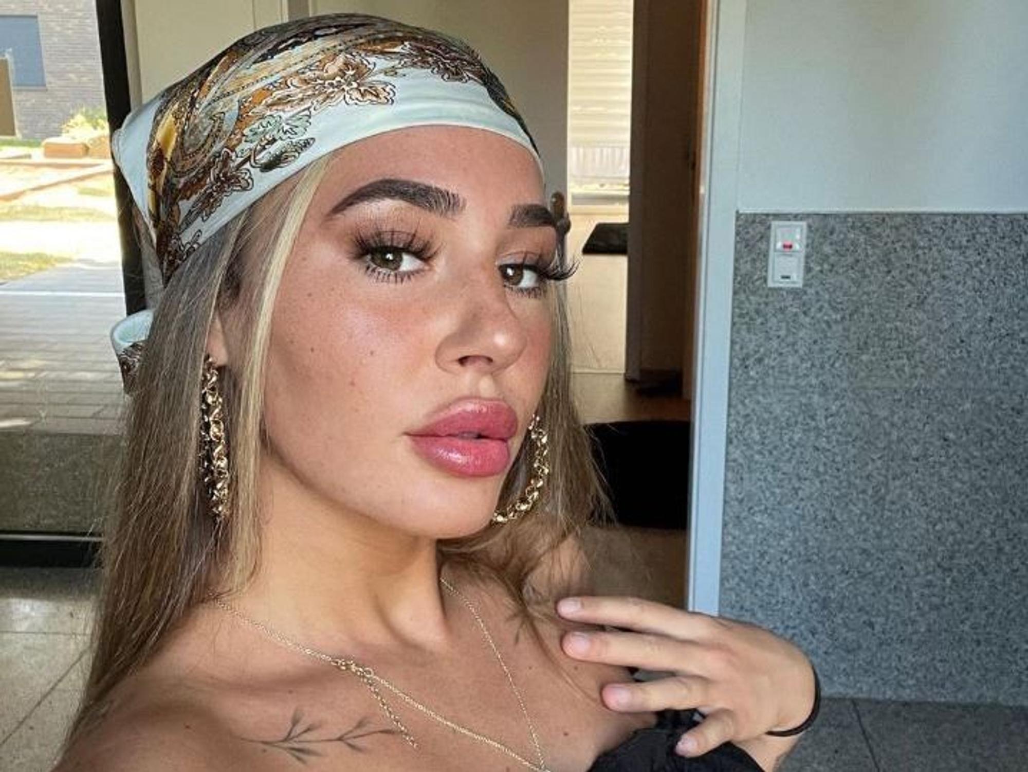 Alessia Herren auf einem Instagram-Selfie vom 13. August 2022.