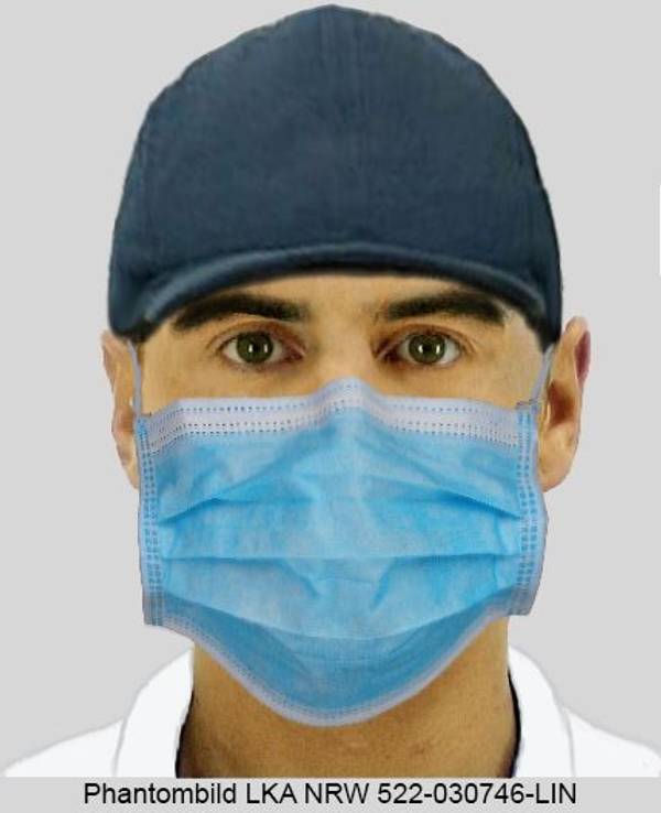 Mit diesem Foto sucht die Polizei nach einem Mann, der in einem Krankenhaus in Marl Patientinnen missbraucht haben soll.
