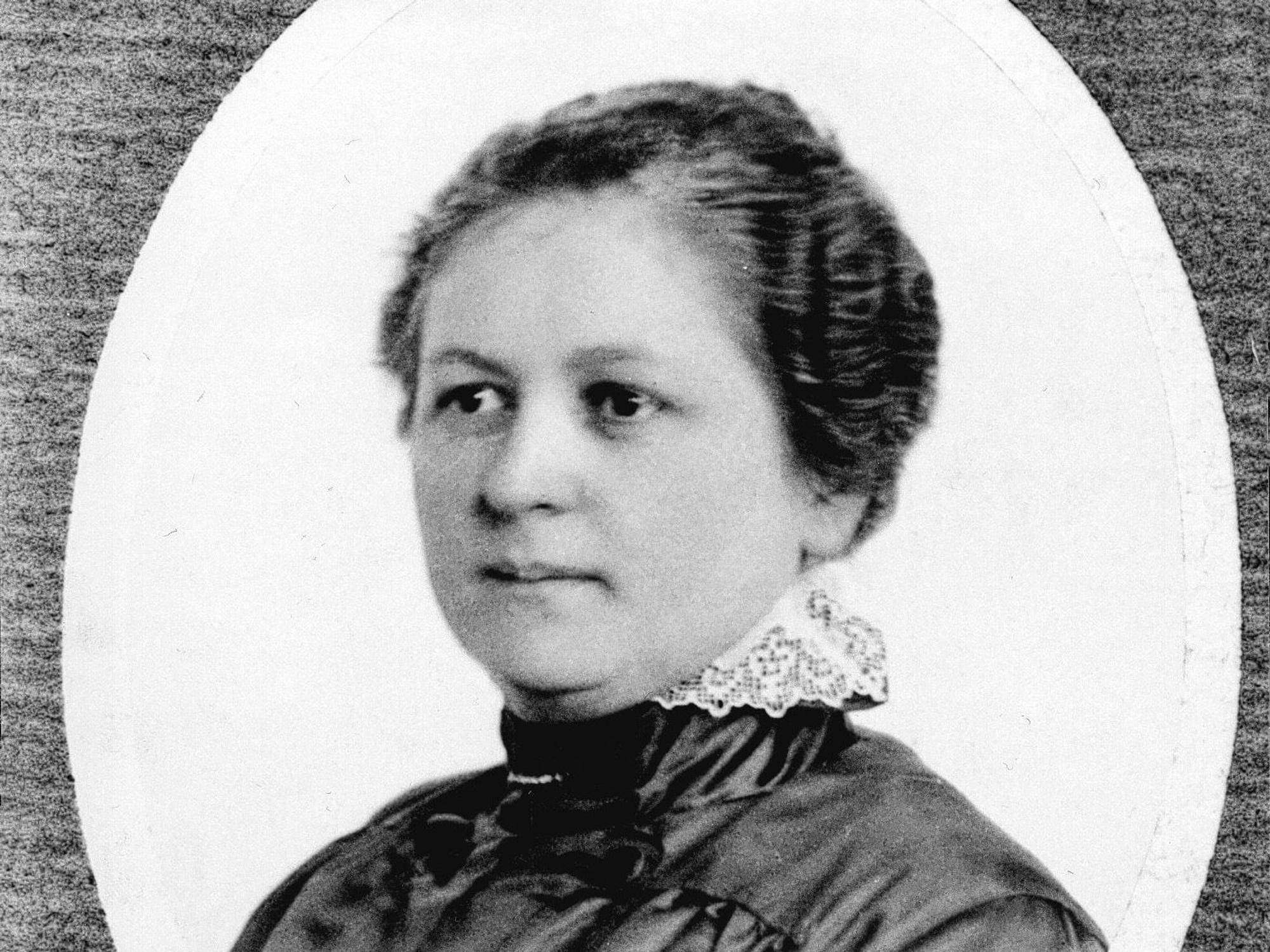 Das undatierte Archivbild zeigt die am 31. Januar 1873 in Dresden als Tochter eines Verlagsbuchhändlers geborene Amalie Auguste Melitta Bentz, geb. Liebscher.