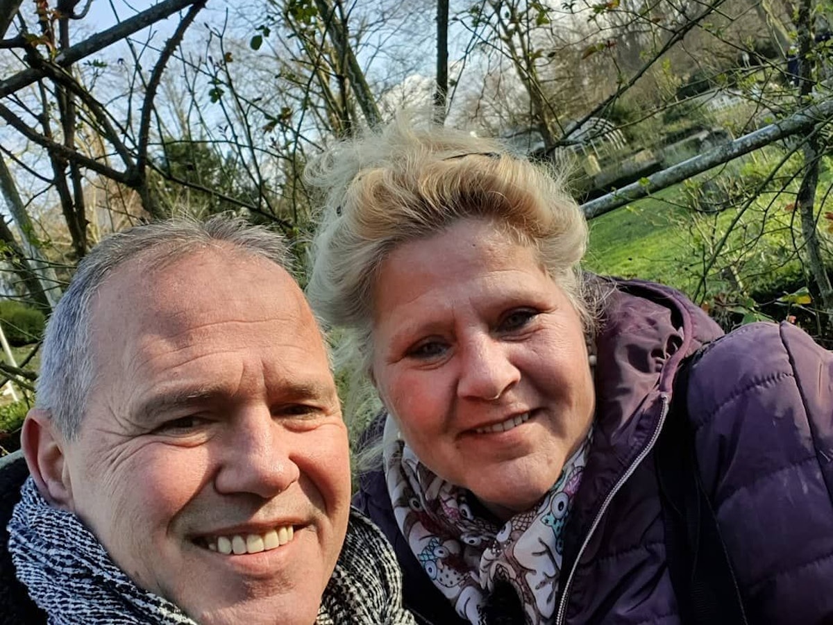 Harald Elsenbast und Silvia Wollny auf einem Instagram-Foto vom Februar 2020 in der Natur.