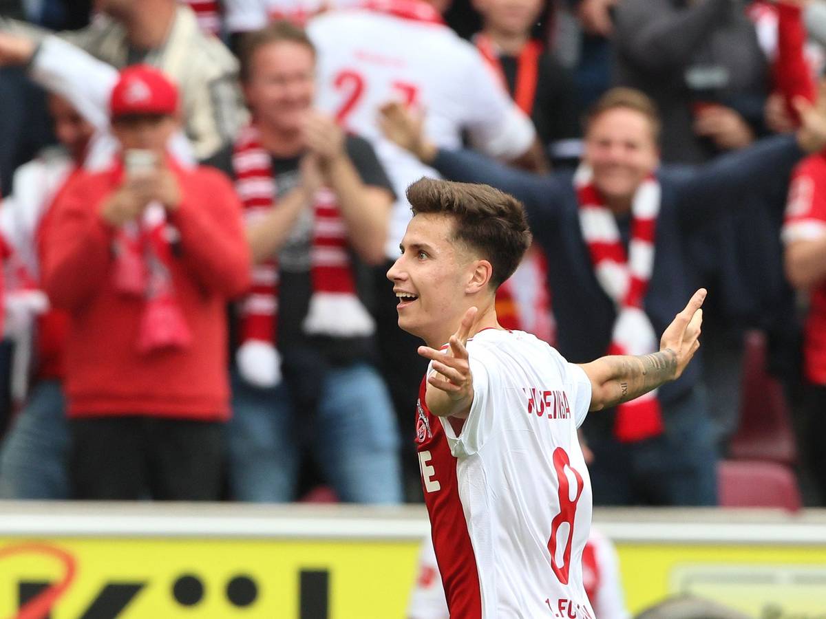 Denis Huseinbasic jubelt über sein Tor