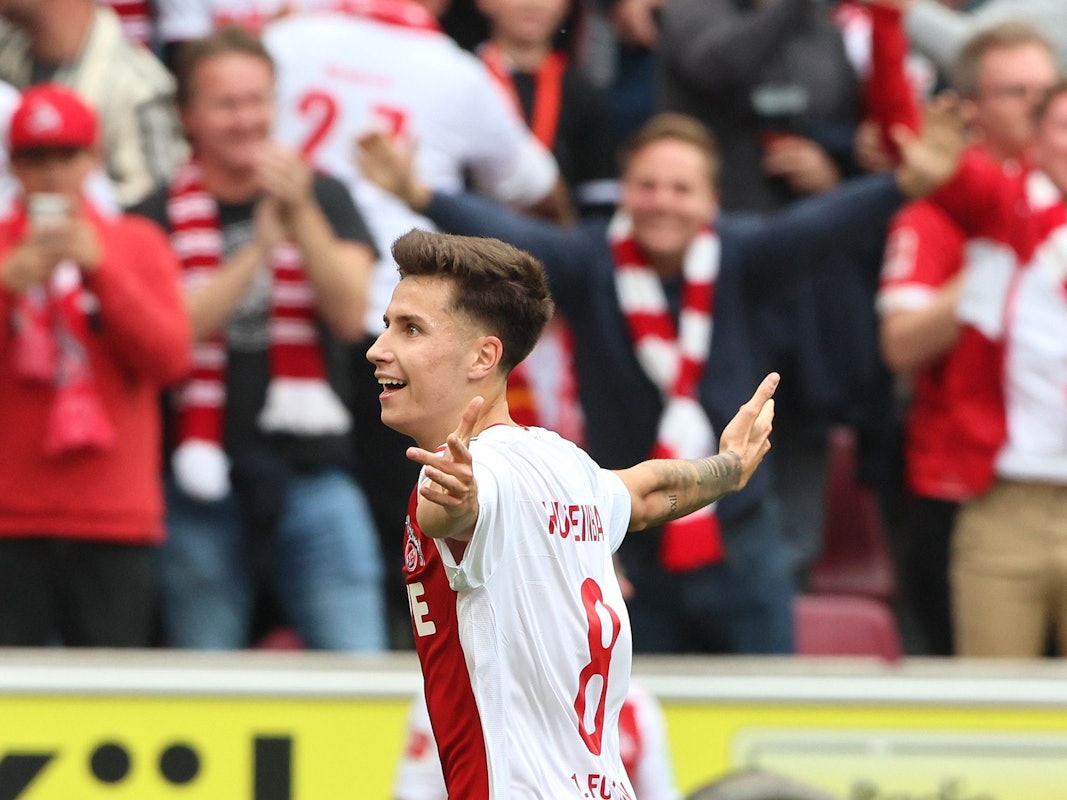 Denis Huseinbasic jubelt über sein Tor