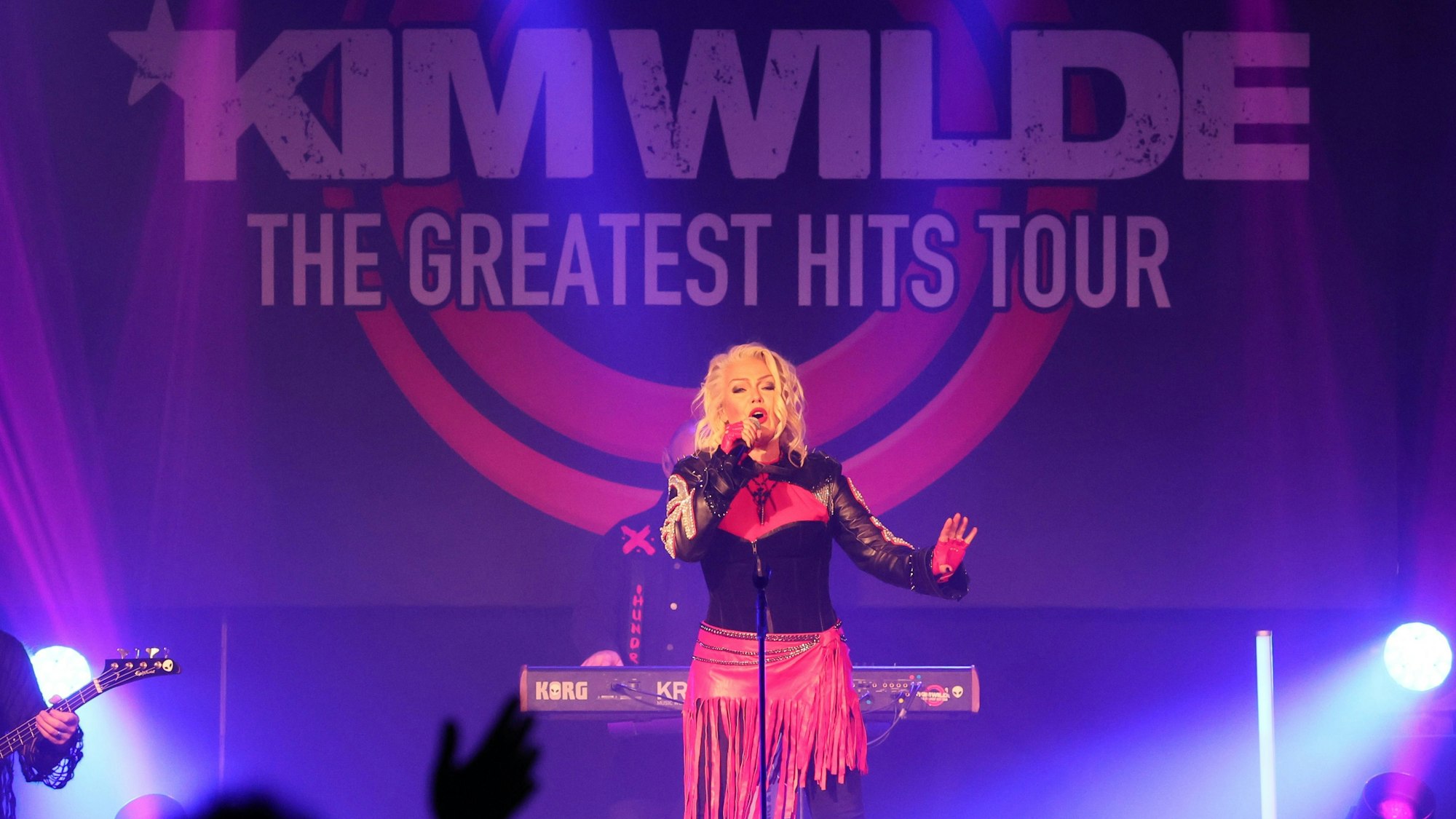 Kim Wilde beim Auftritt in Köln.