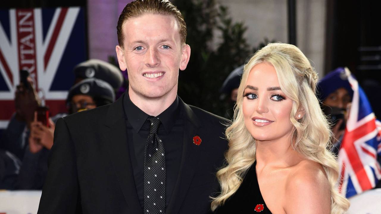 Jordan Pickford mit Freundin Megan Davison bei der Verleihung der Pride of Britain Awards 2021 im Grosvenor House Hotel.