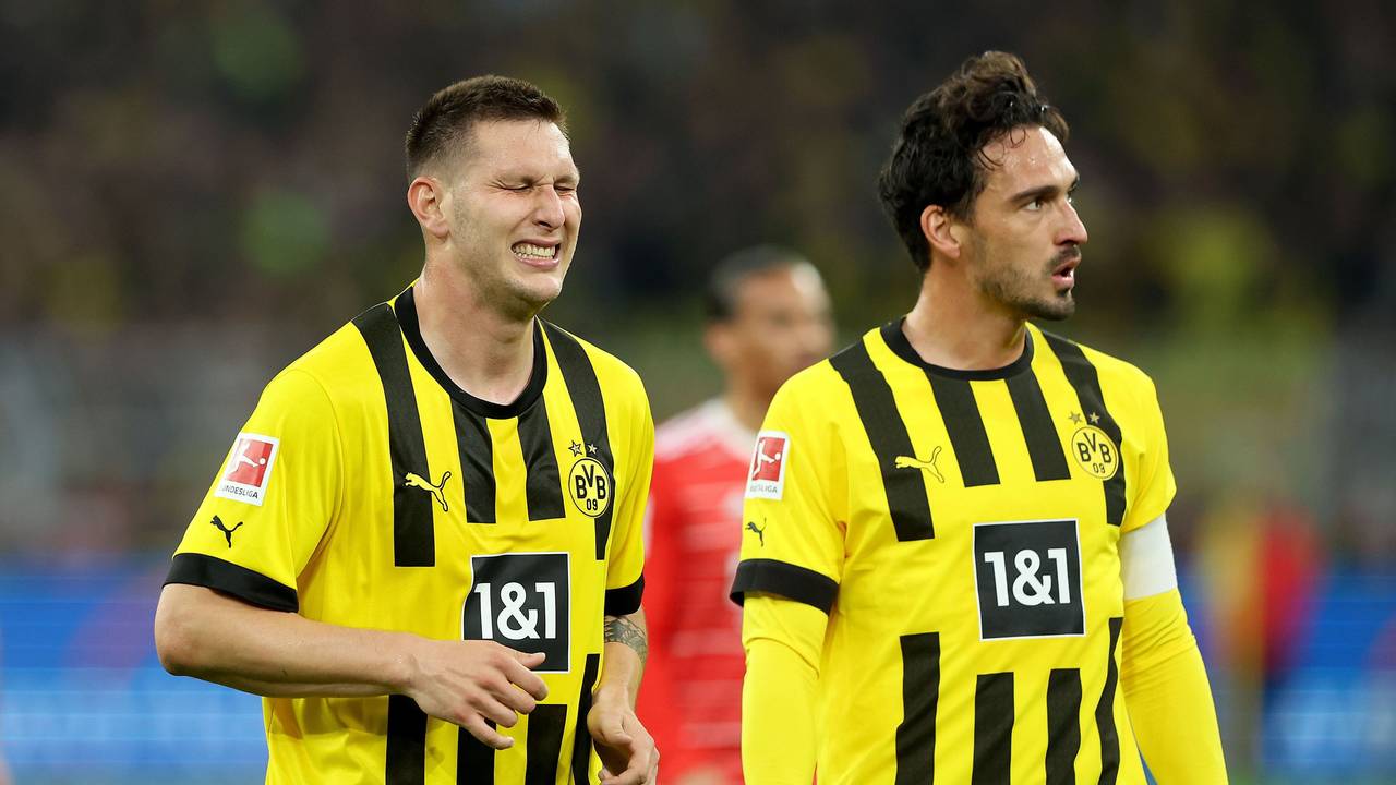 Niklas Süle und Mats Hummels im Trikot von Borussia Dortmund.