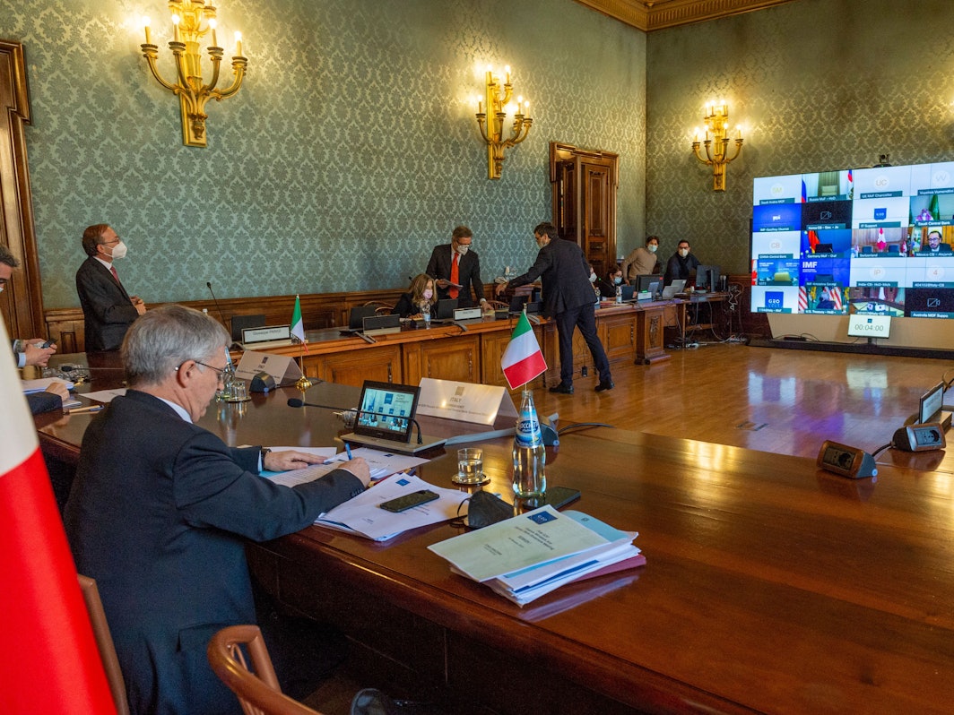 Unser Archivfoto zeigt ein Büro in einem Ministerium in Italien.